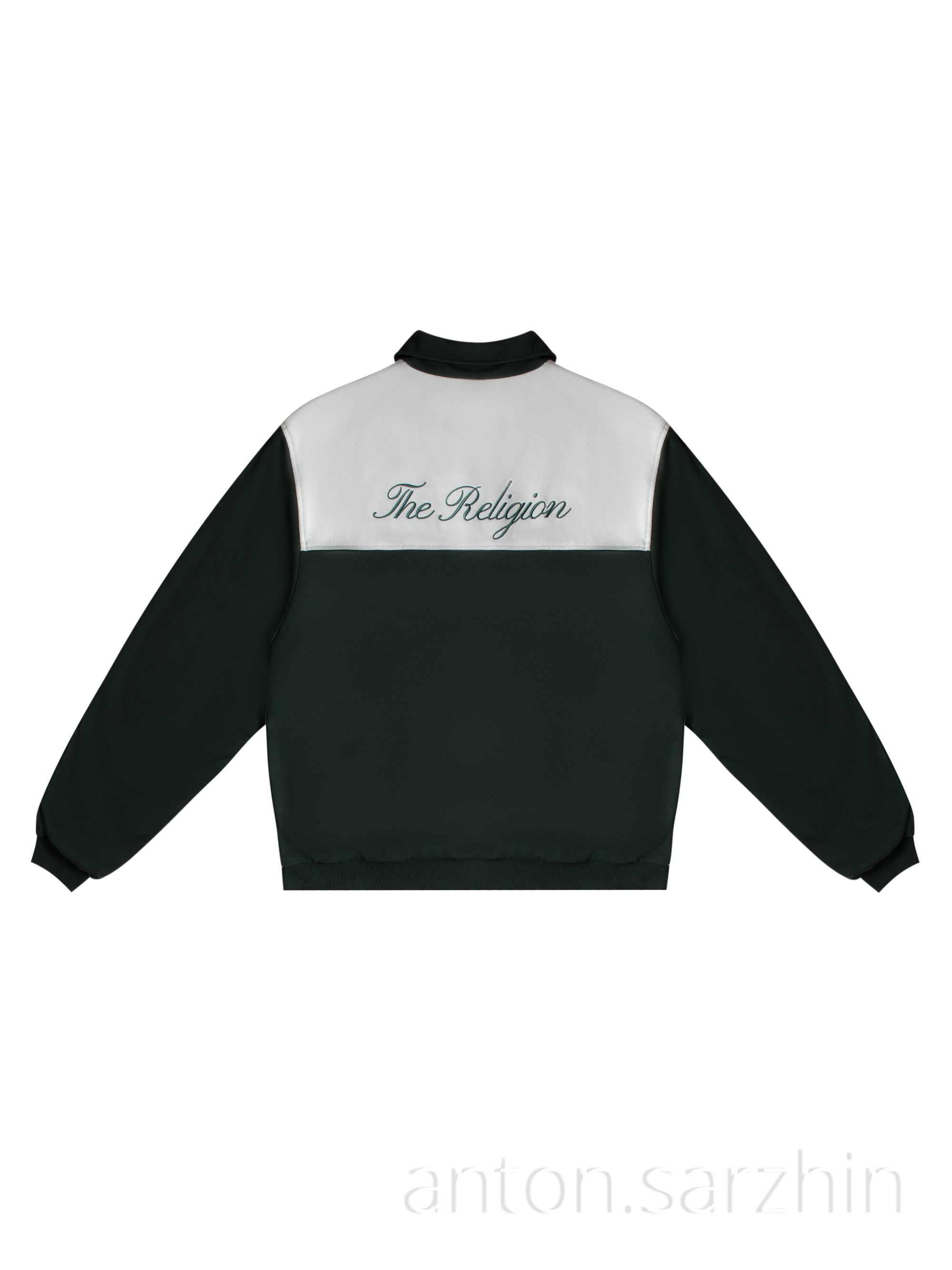 Фотосъемка в раскладку женской толстовки сзади