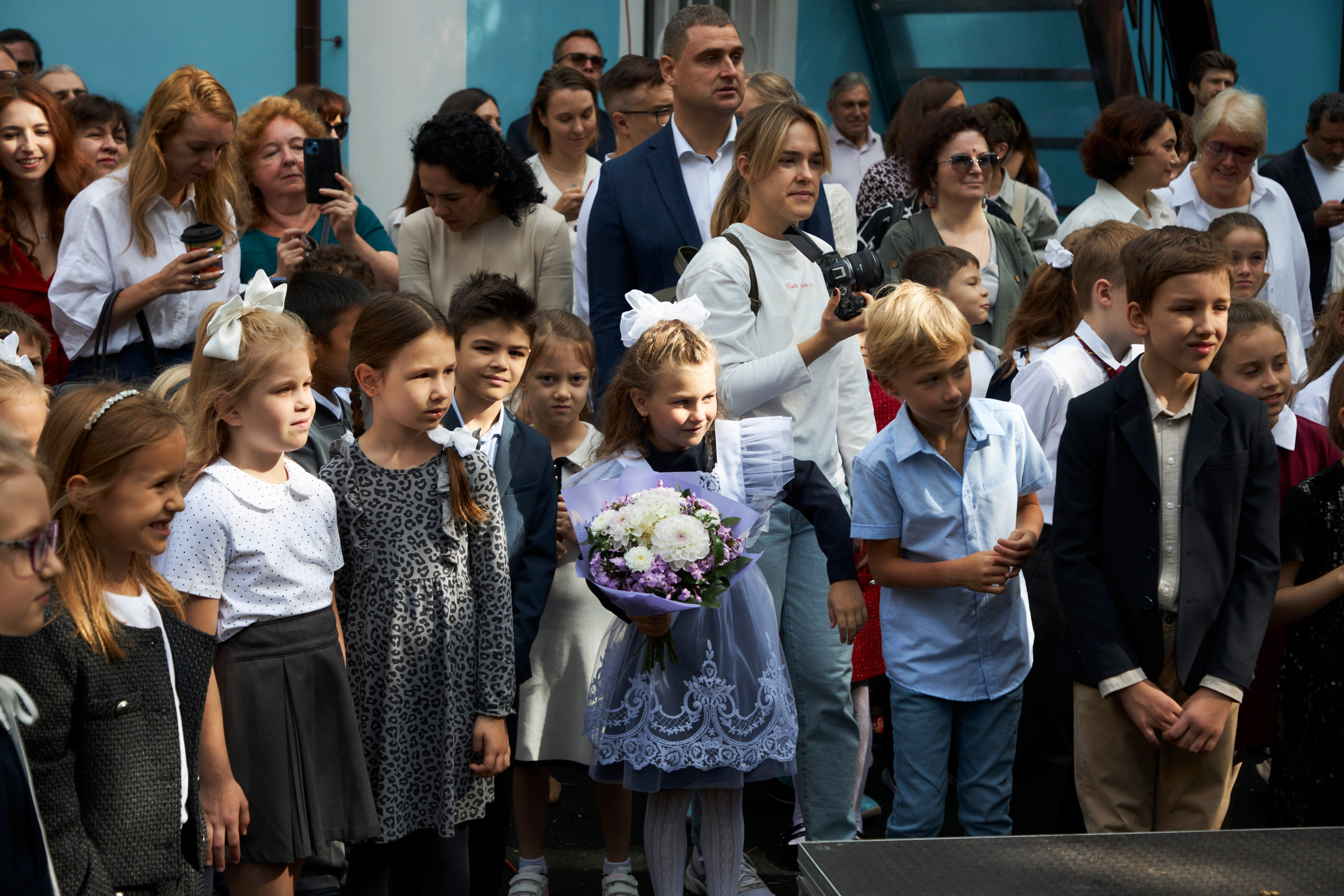 Репортажа съёмка с 1 сентября. Анна Потявина. Фотограф Москва