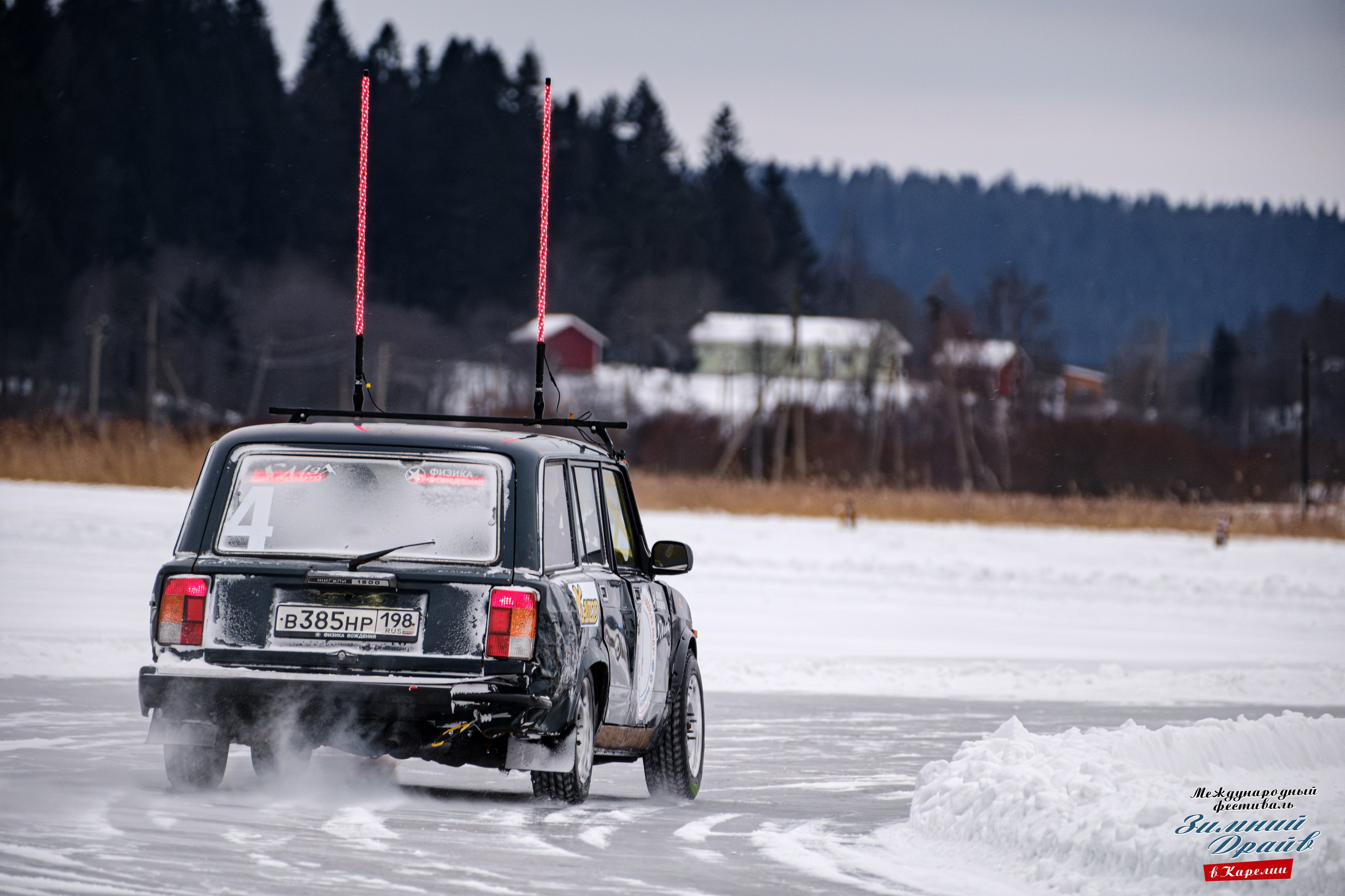 «Зимний Драйв в Карелии» Авто Марафон-гигант «25 часов на льду» Илона Накутис, Николай Грязин, джимхана, фотограф Антон Медведев, icoguar, Сортавала, Карелия