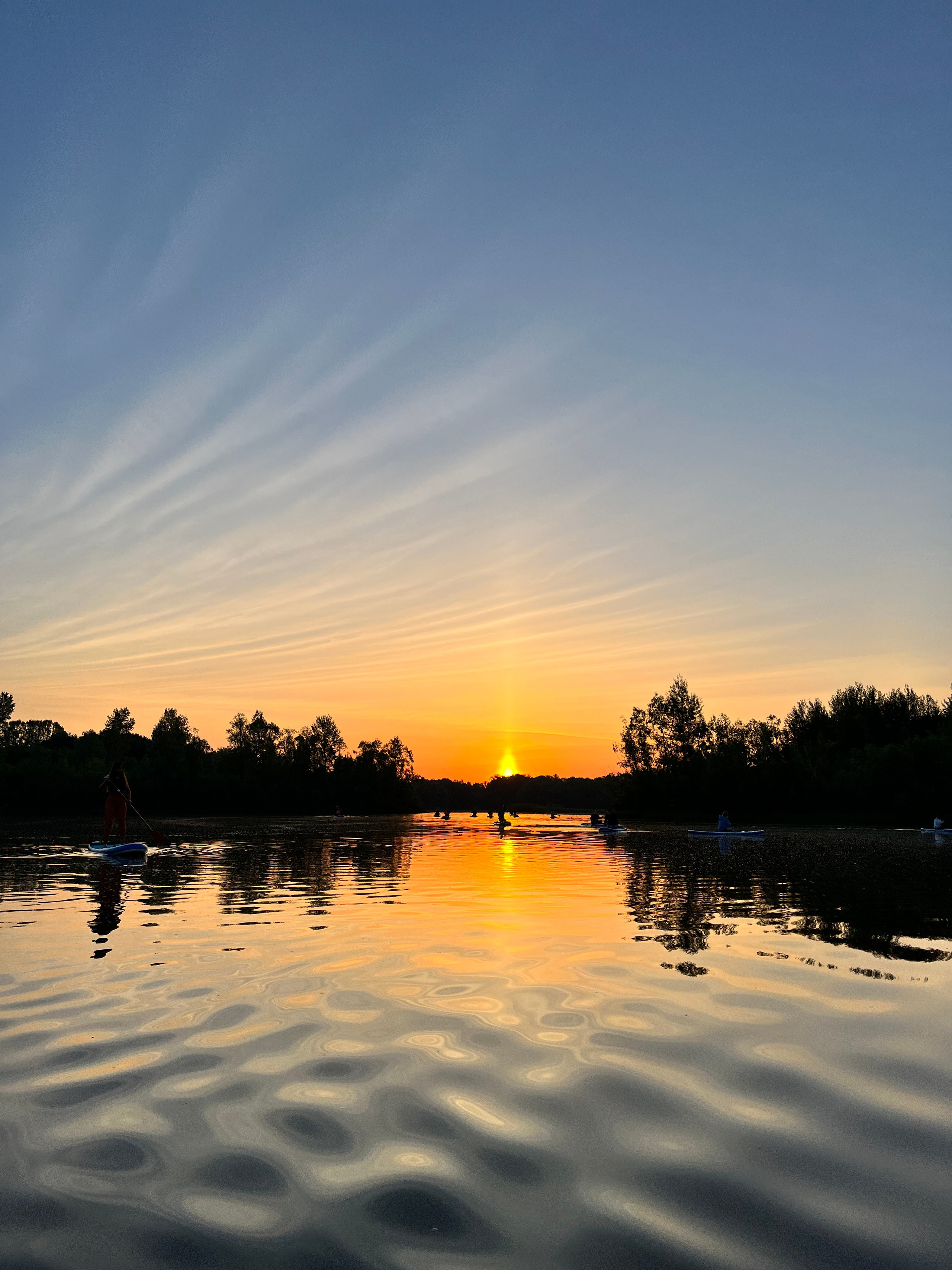 Рассвет на сапах в Сипайловских карьерах