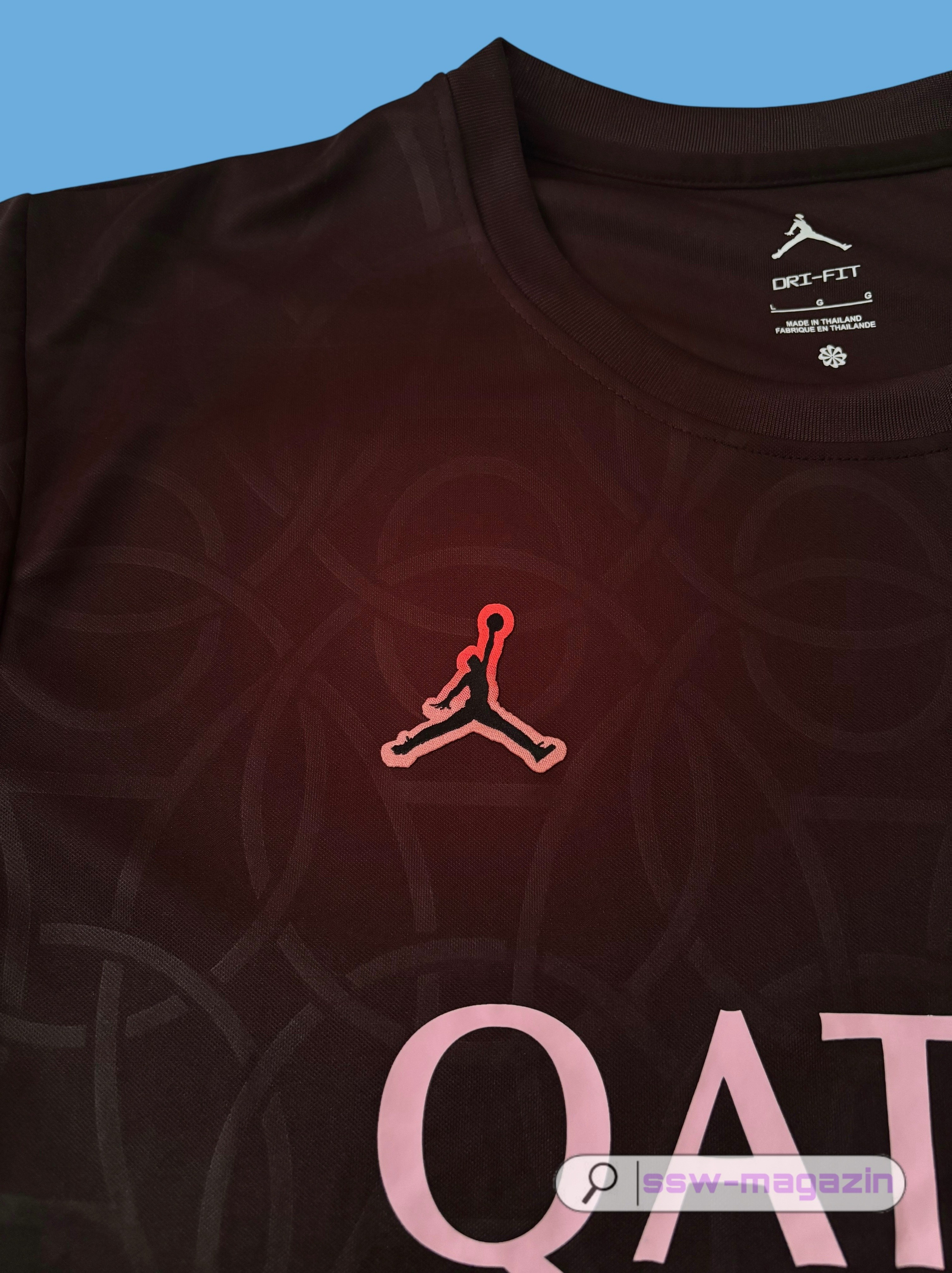 Чёрная футболка PSG 2026 купить. Футбольный магазин — ssw_magazin