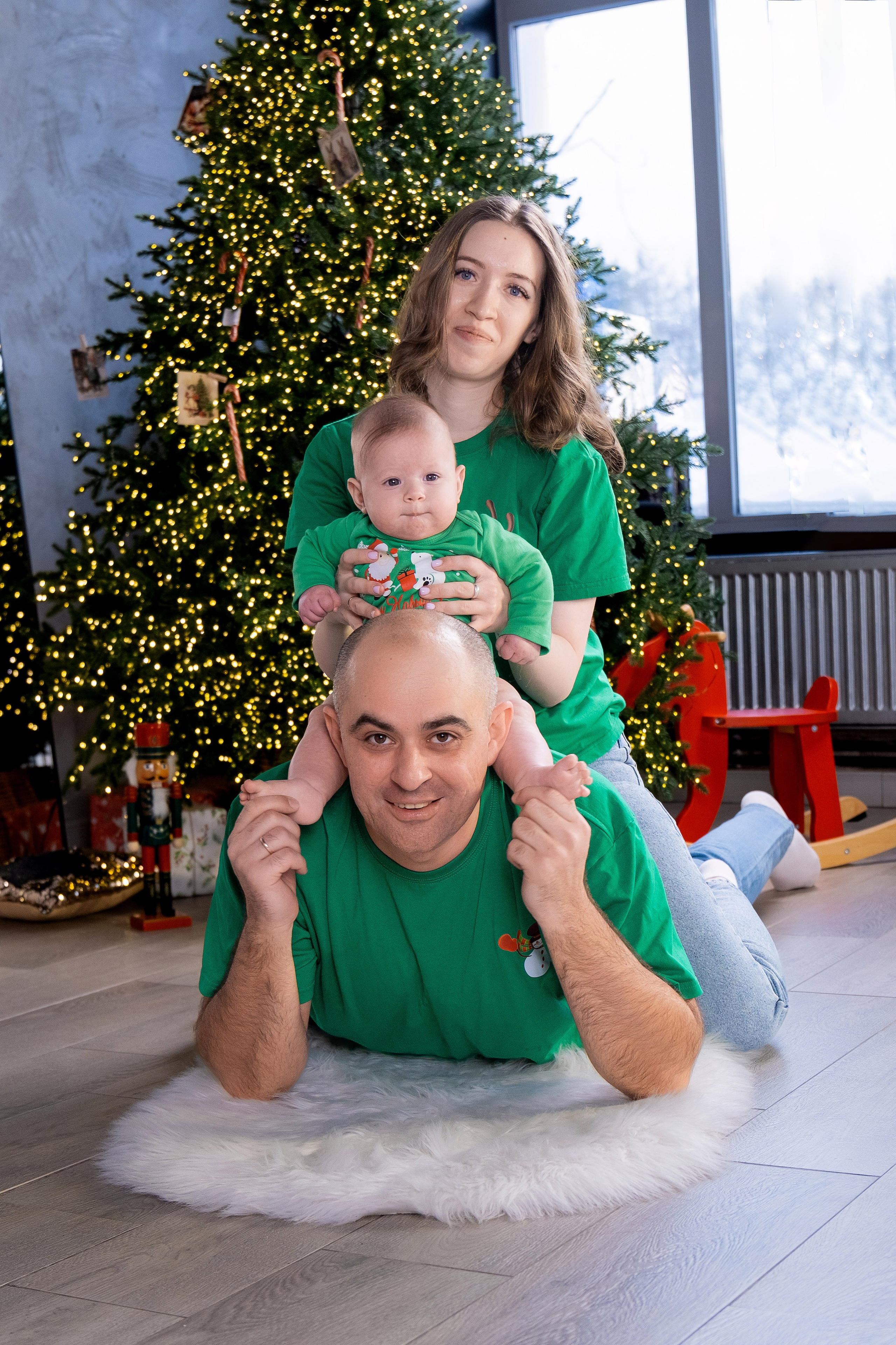 Новогодняя фотосессия в студии. Профессиональный фотограф в Москве и Одинцово Родика Архип