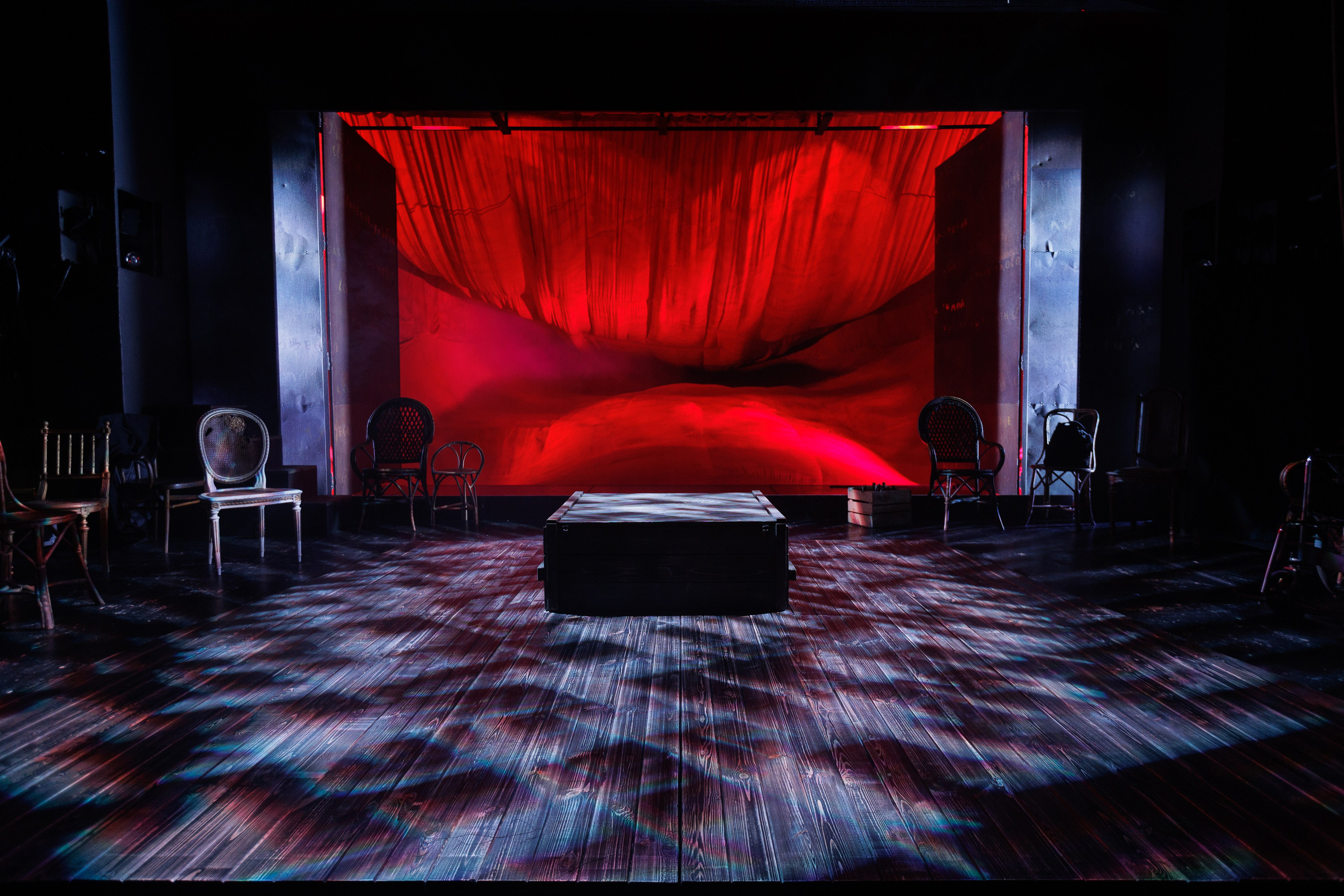 Декорации для спектакля «Алые паруса» | Театр БТК. История занавеса. Превращаем идею в технологию