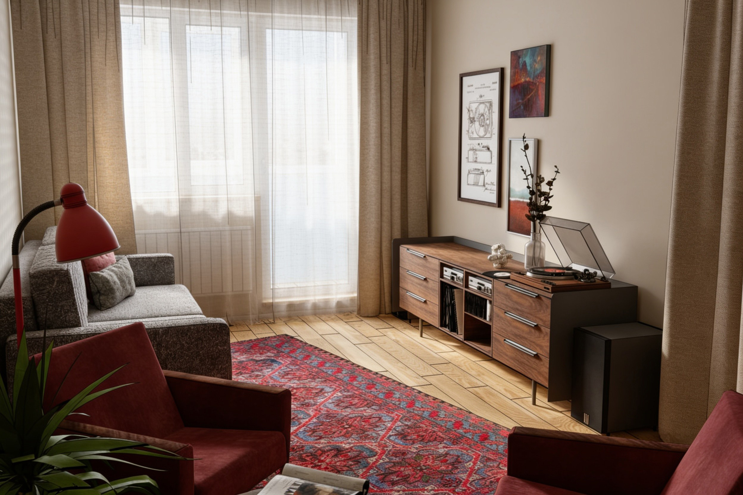 Блик. Квартира 51 м². Мастерская интерьеров Светланы Куксовой. Дизайн и реализация