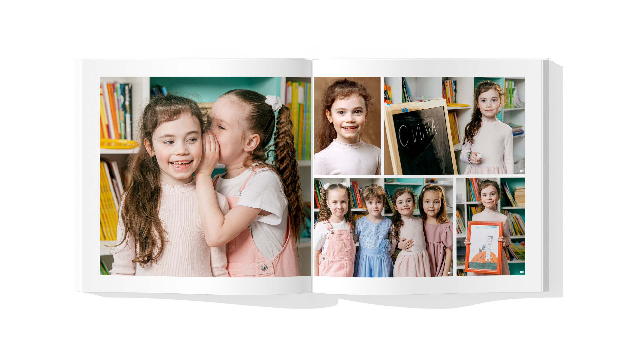 Фотокнига «День в садике». FOTOCUBE — Студия школьной фотографии