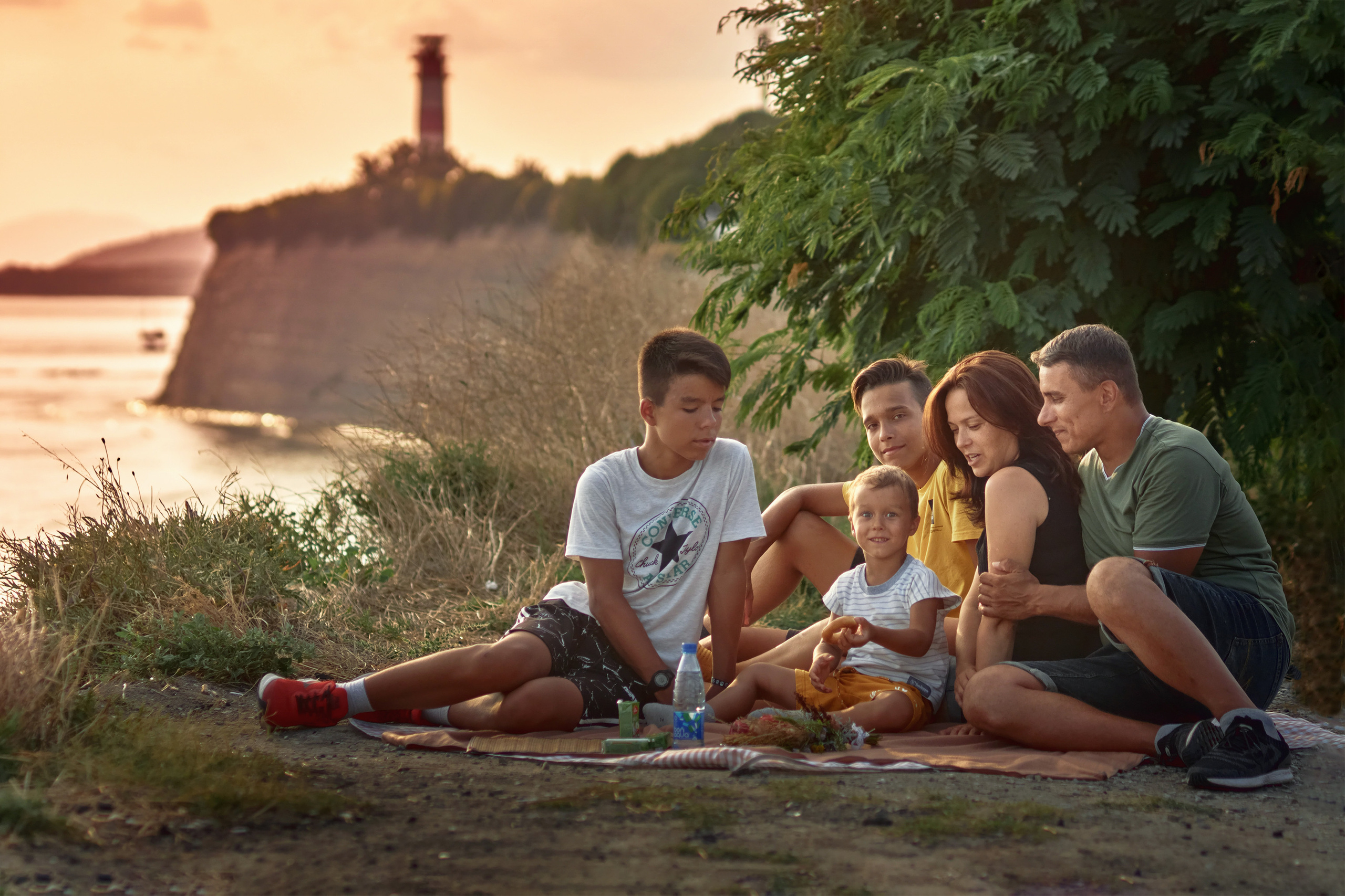 Семейная фотосессия в г. Геленджик Яхт-клуб