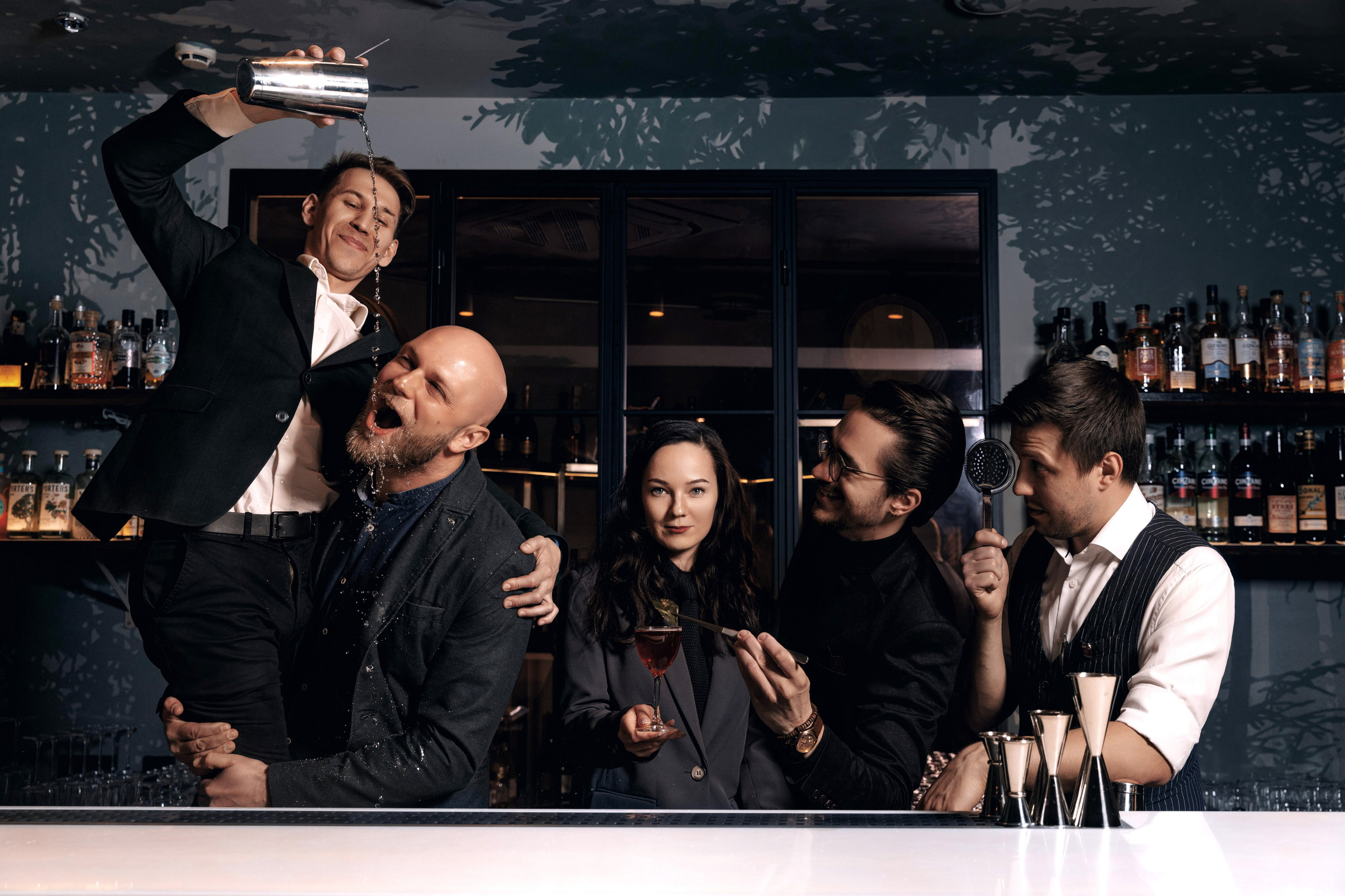 Контент съёмка барменов для социальных сетей