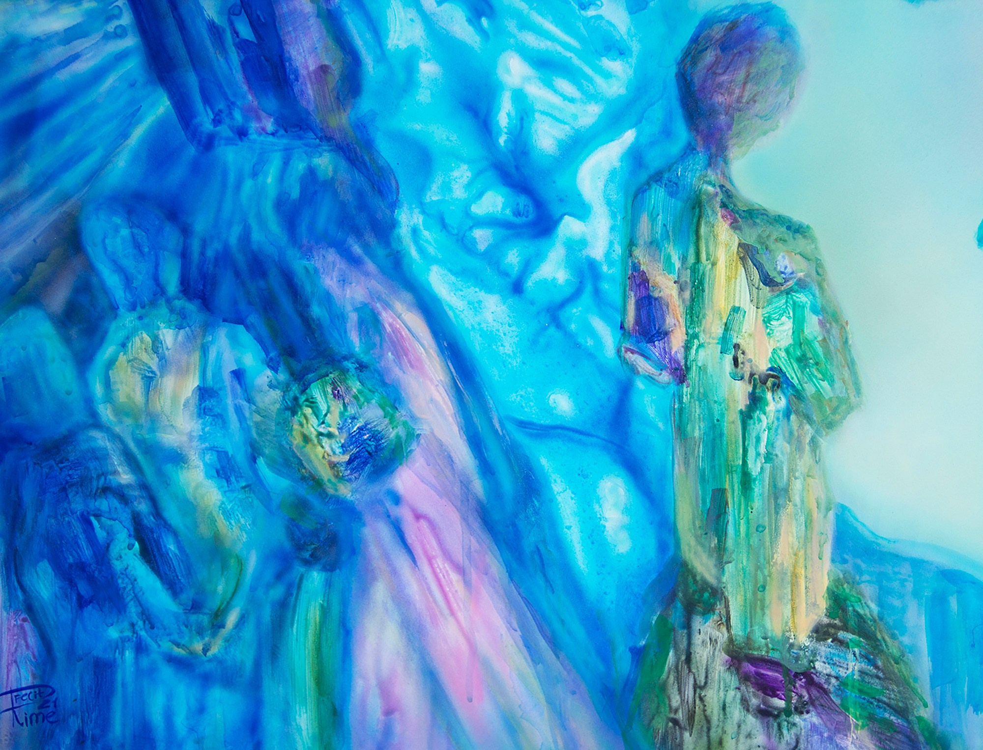 “RAIN MAN”. The artist — Fluctuations. I am conducting a study of the artistic evolution of art, which leads to the emergence of historical perspective