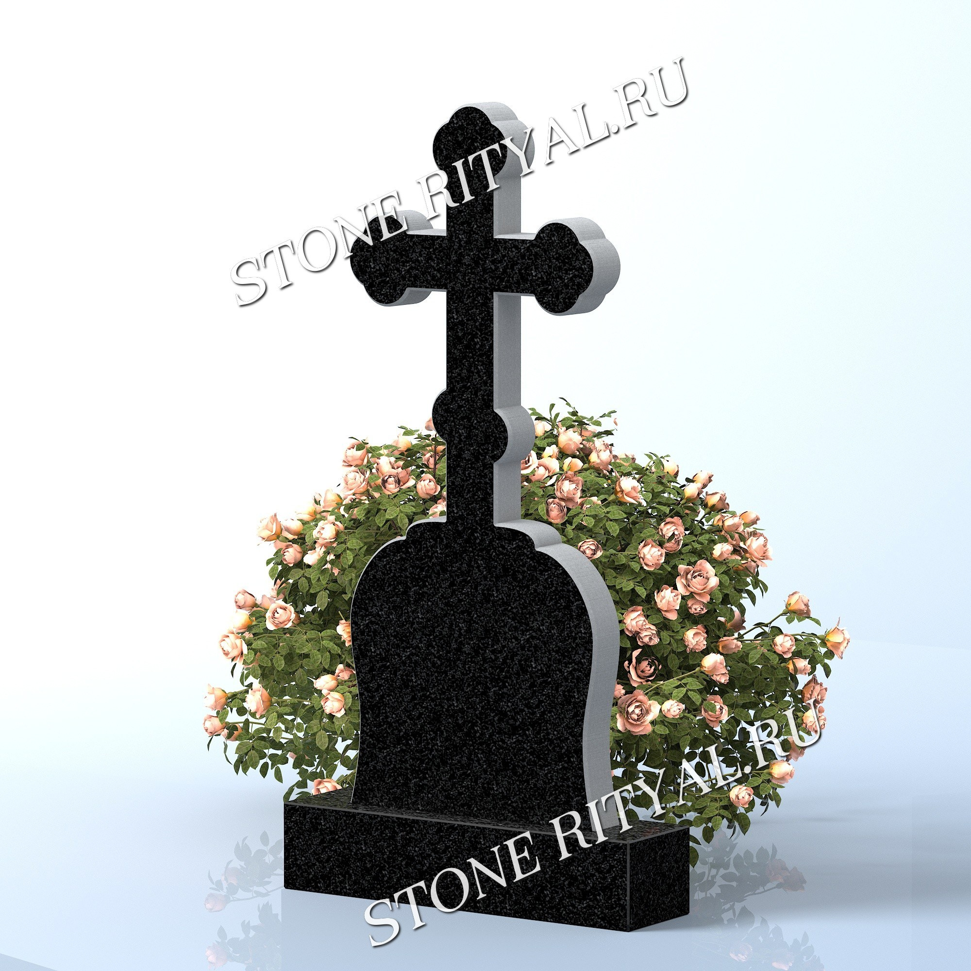 Вертикальные памятники прямые. Изготовление и установка памятников в Москве и МО