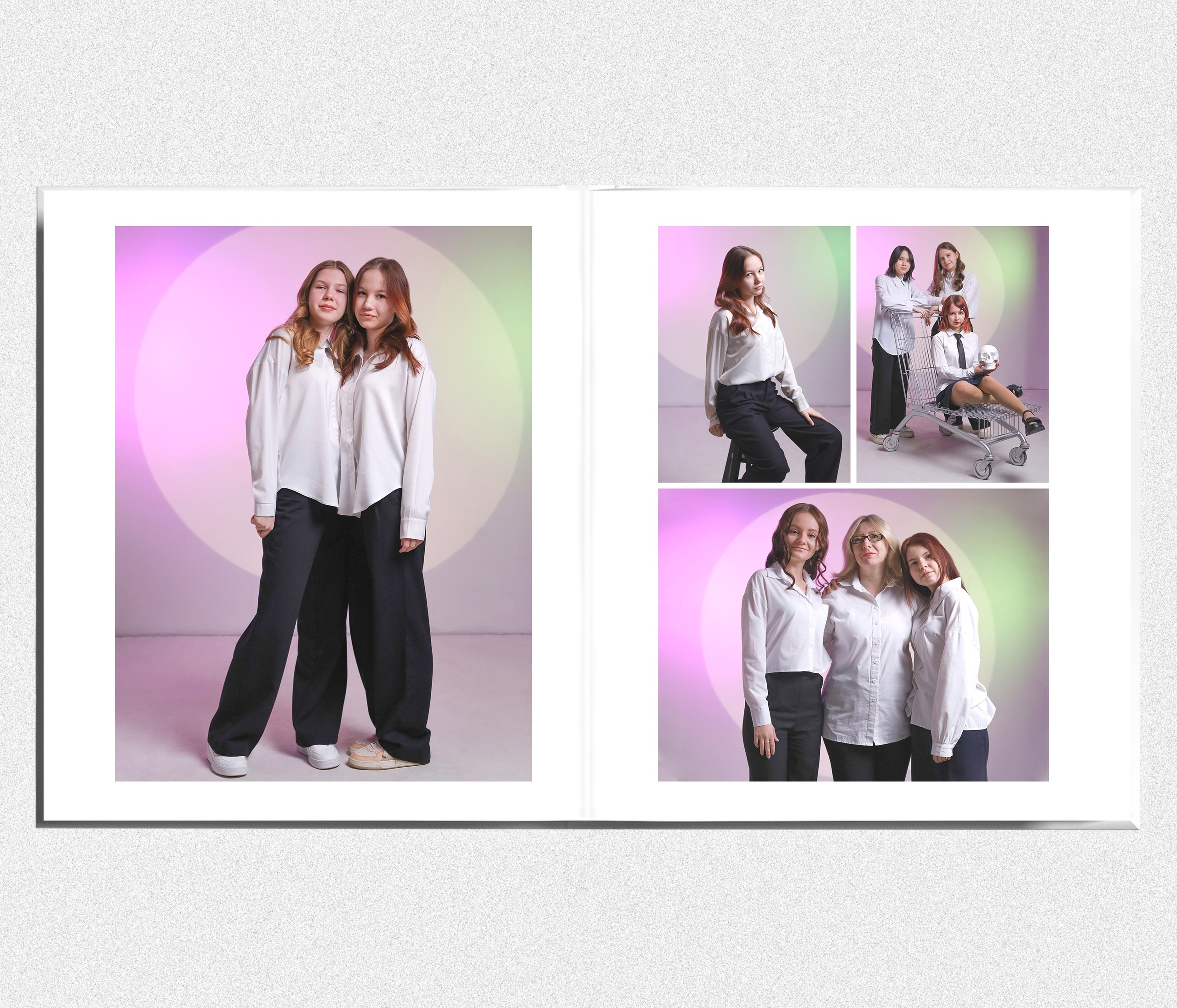 Альбом на окончание школы 9 и 11 класс «Симфония». Выпускные альбомы в Тюмени для школ, садов, вузов спортивных секций