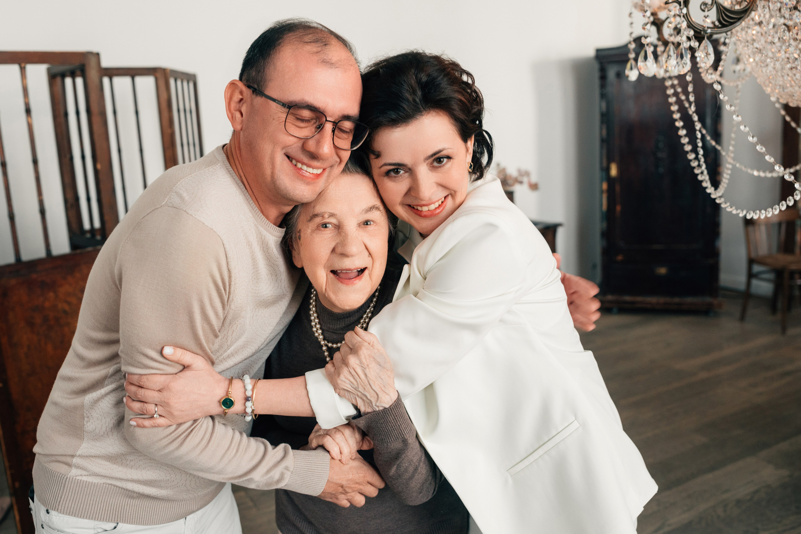 Фотосессия к 100-летию бабушки