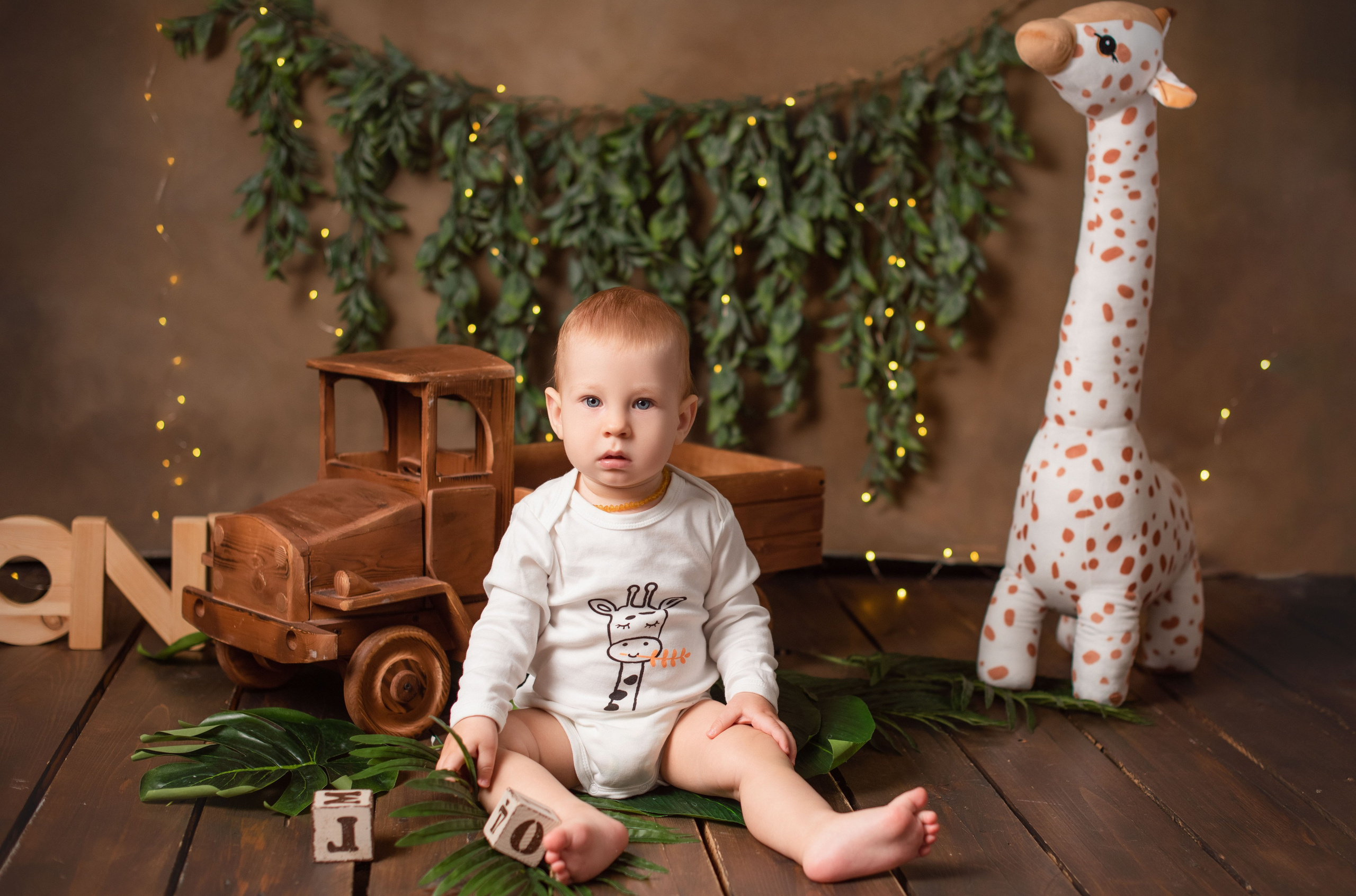 Фотозоны на Годик «Крафт». Фотограф Новорожденных во Владивостоке Ольга Галаницкая