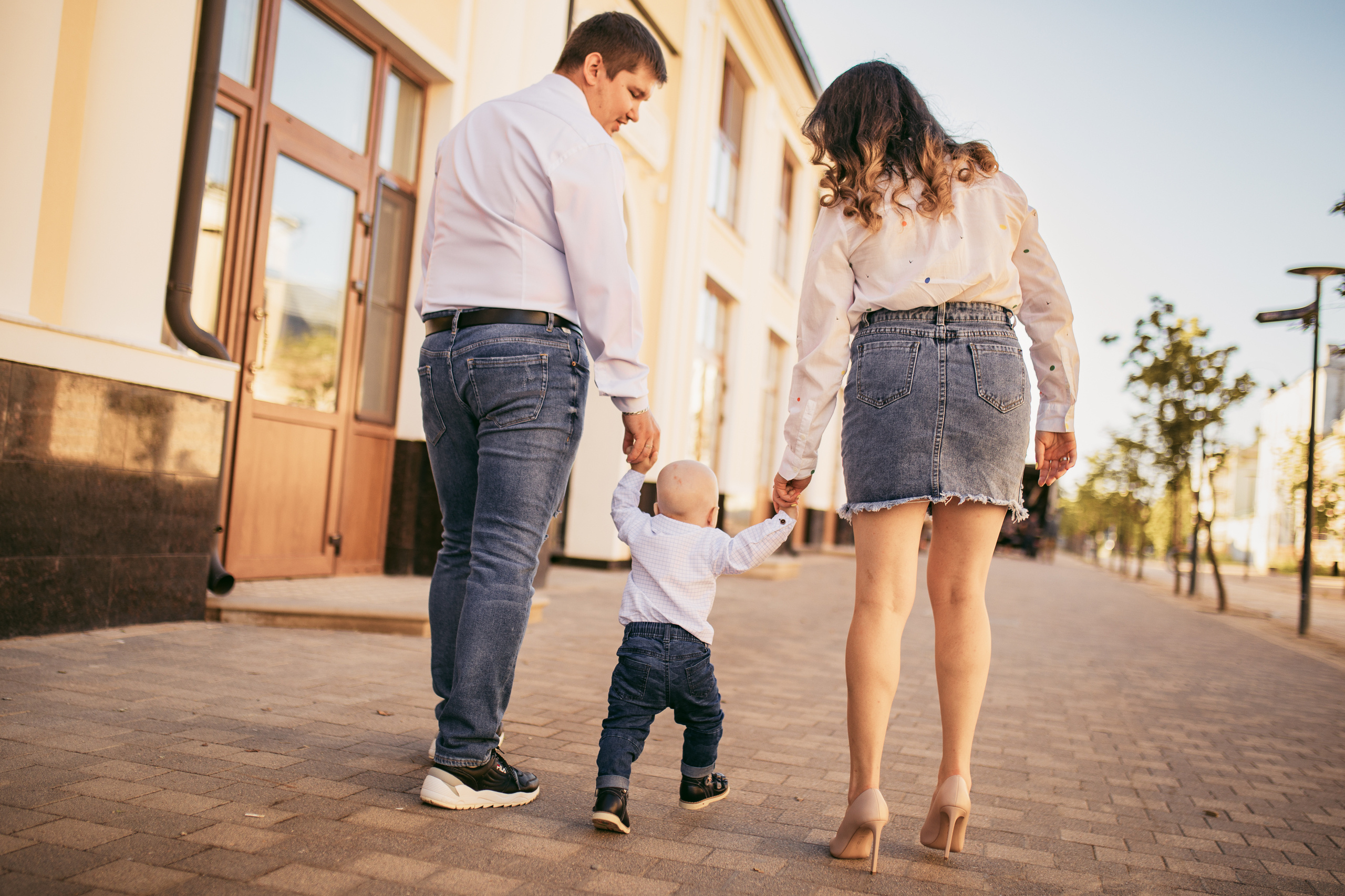 Городская фотопрогулка для Татьяны, Андрея и маленького Виталика. Женский семейный фотограф Тула Москва Захарова Анна