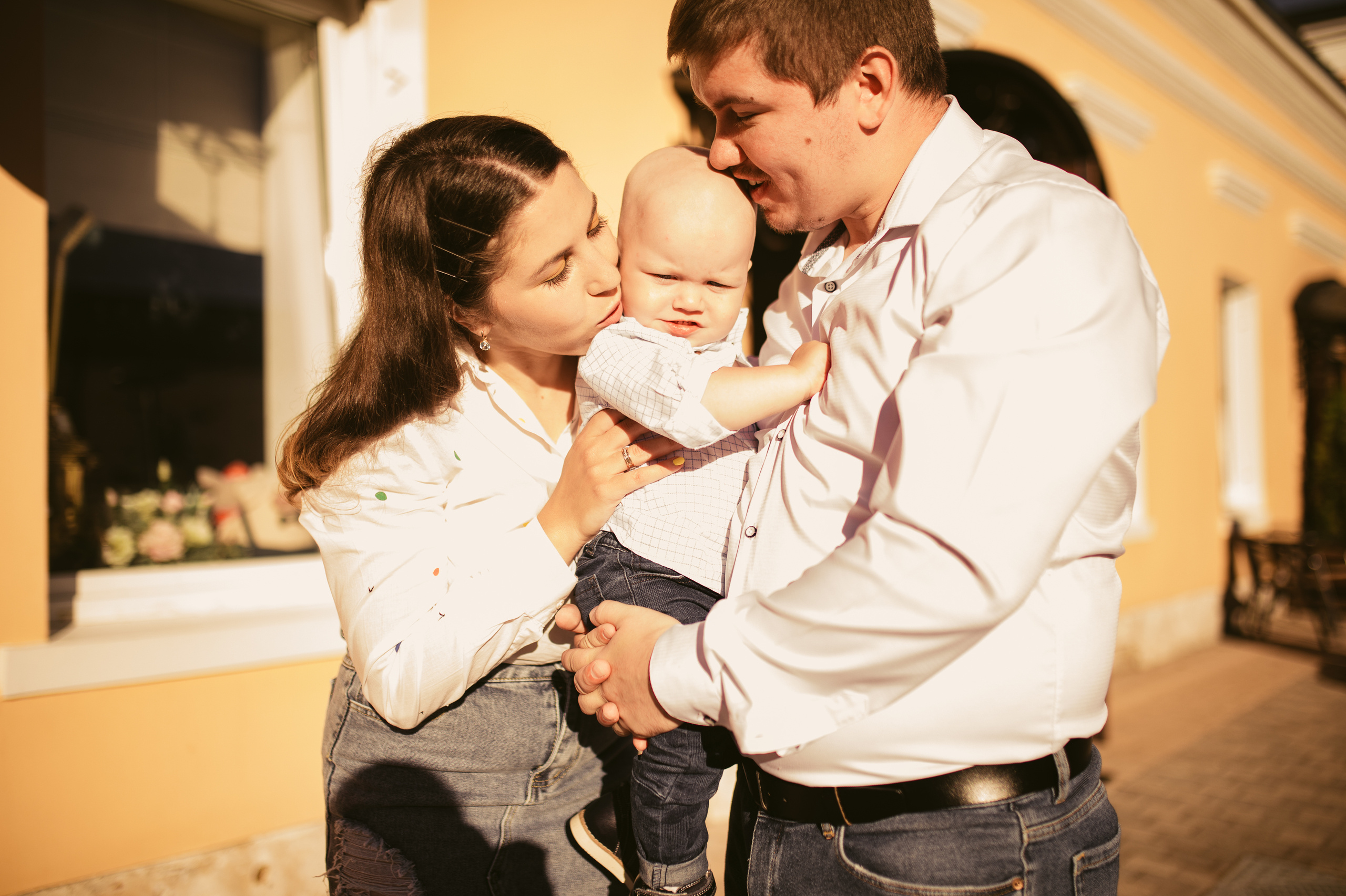 Городская фотопрогулка для Татьяны, Андрея и маленького Виталика. Женский семейный фотограф Тула Москва Захарова Анна