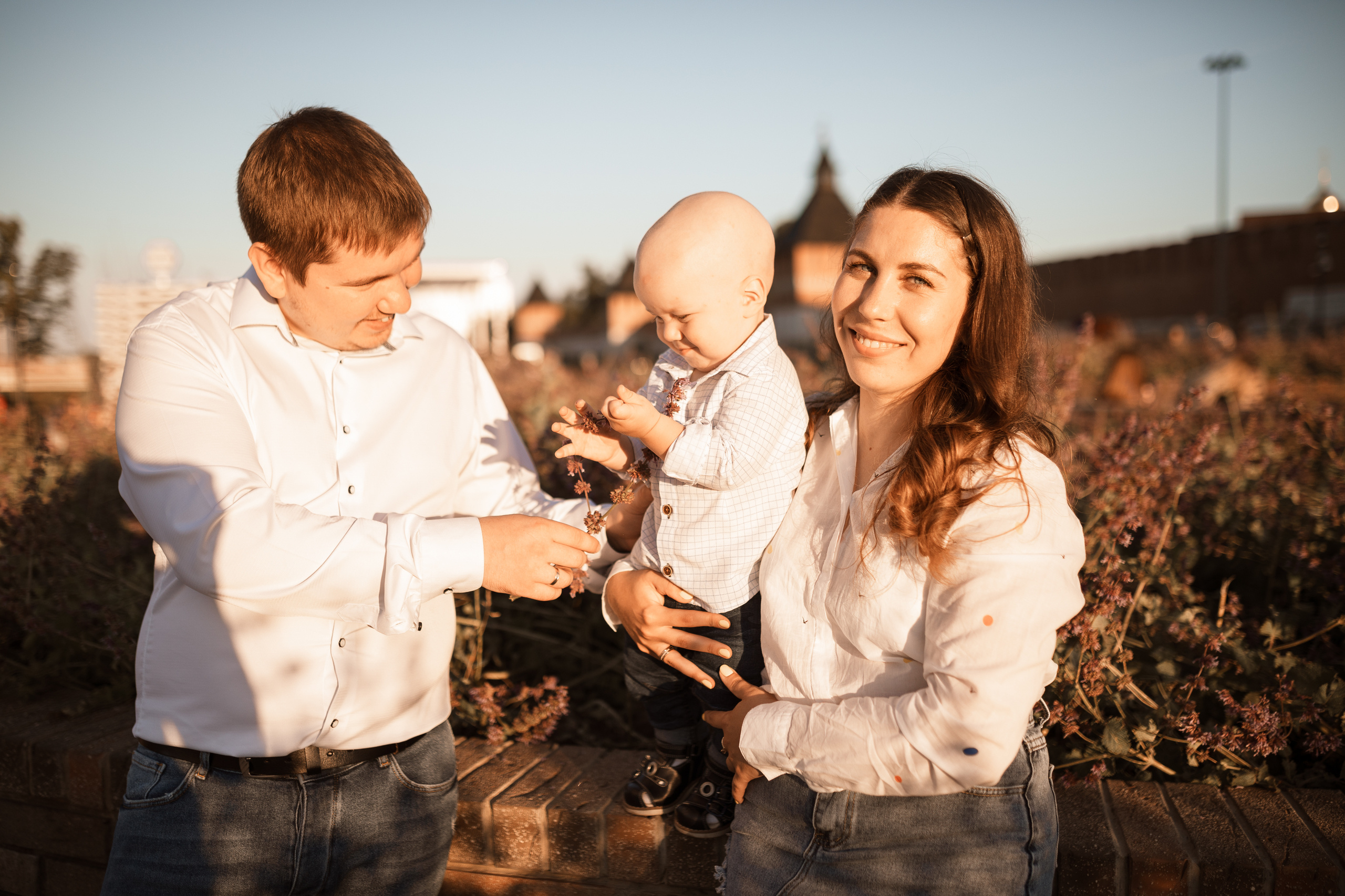 Городская фотопрогулка для Татьяны, Андрея и маленького Виталика. Женский семейный фотограф Тула Москва Захарова Анна