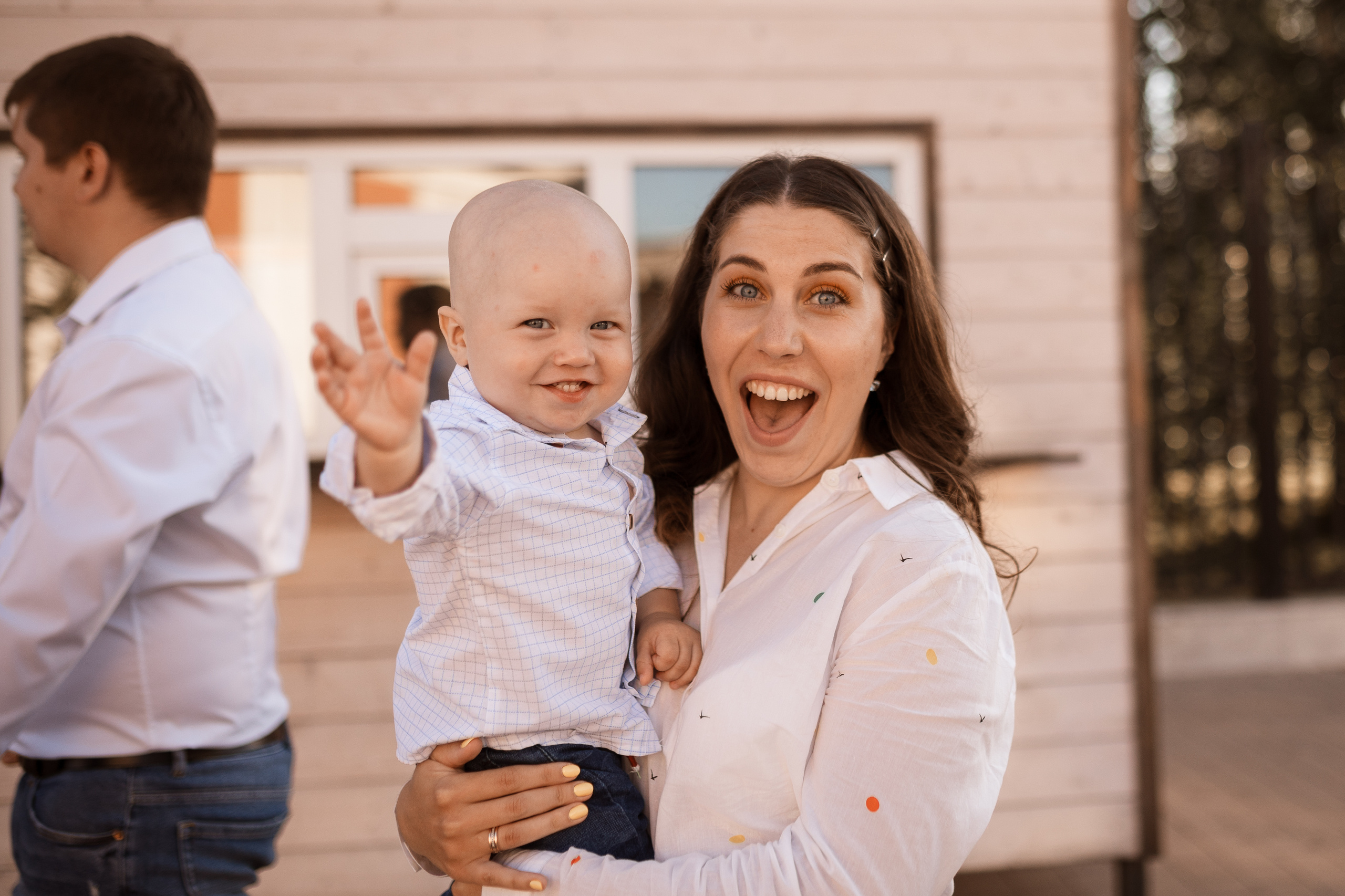 Городская фотопрогулка для Татьяны, Андрея и маленького Виталика. Женский семейный фотограф Тула Москва Захарова Анна