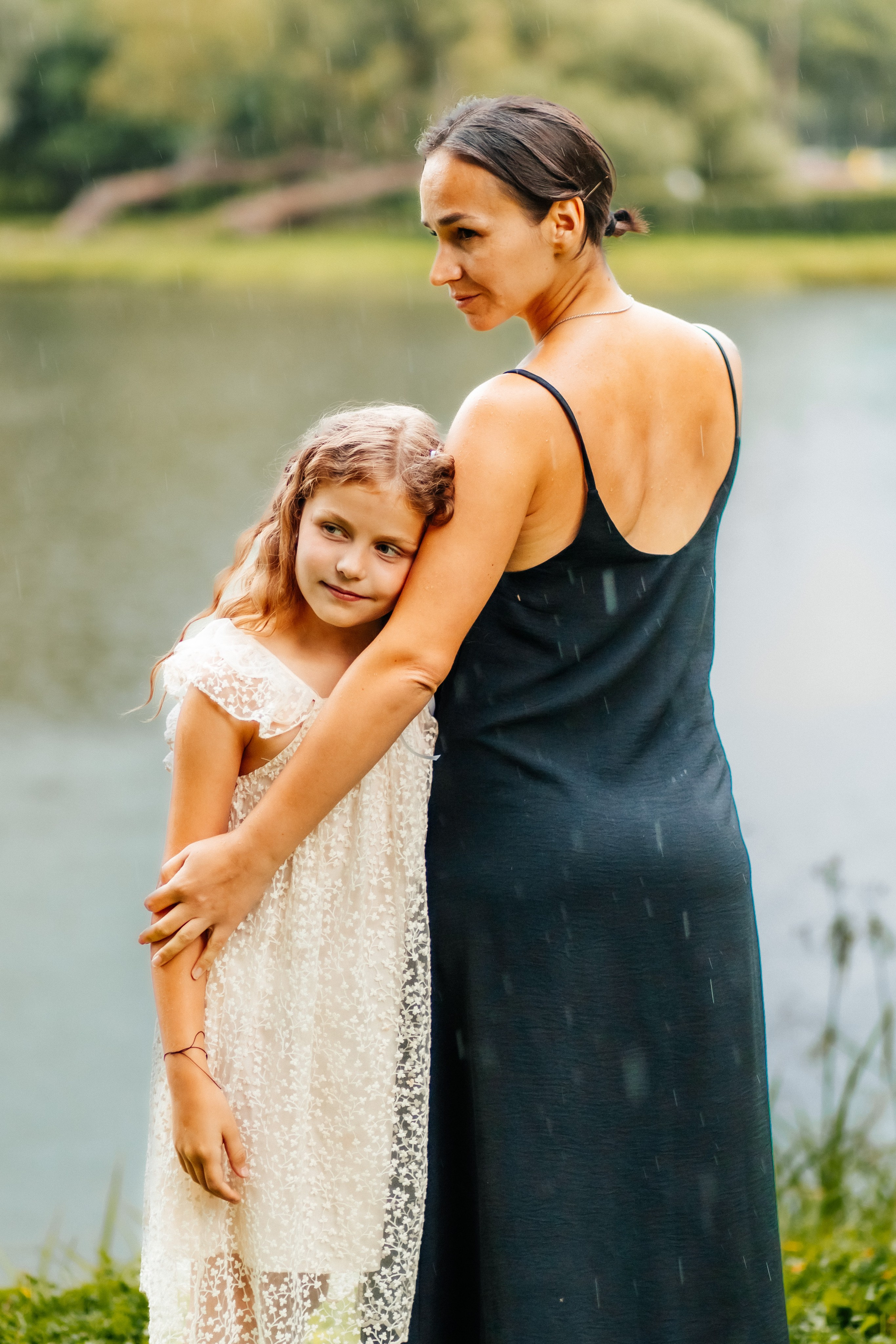 Фотосессия мама и дочка в парке