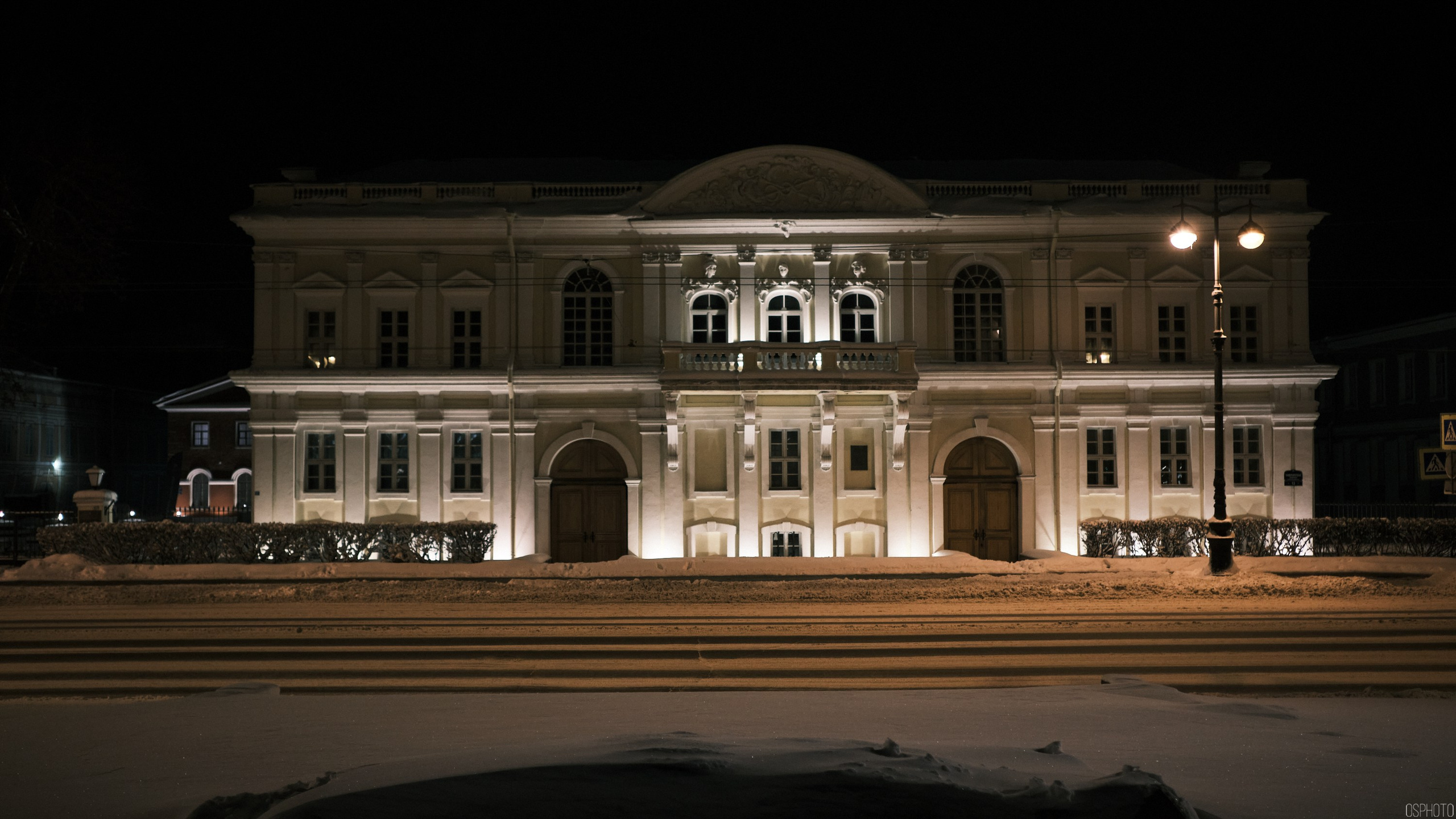 Снег и туман в Санкт-Петербурге. Фотографъ Сергѣевъ. Поймать мгновеніе