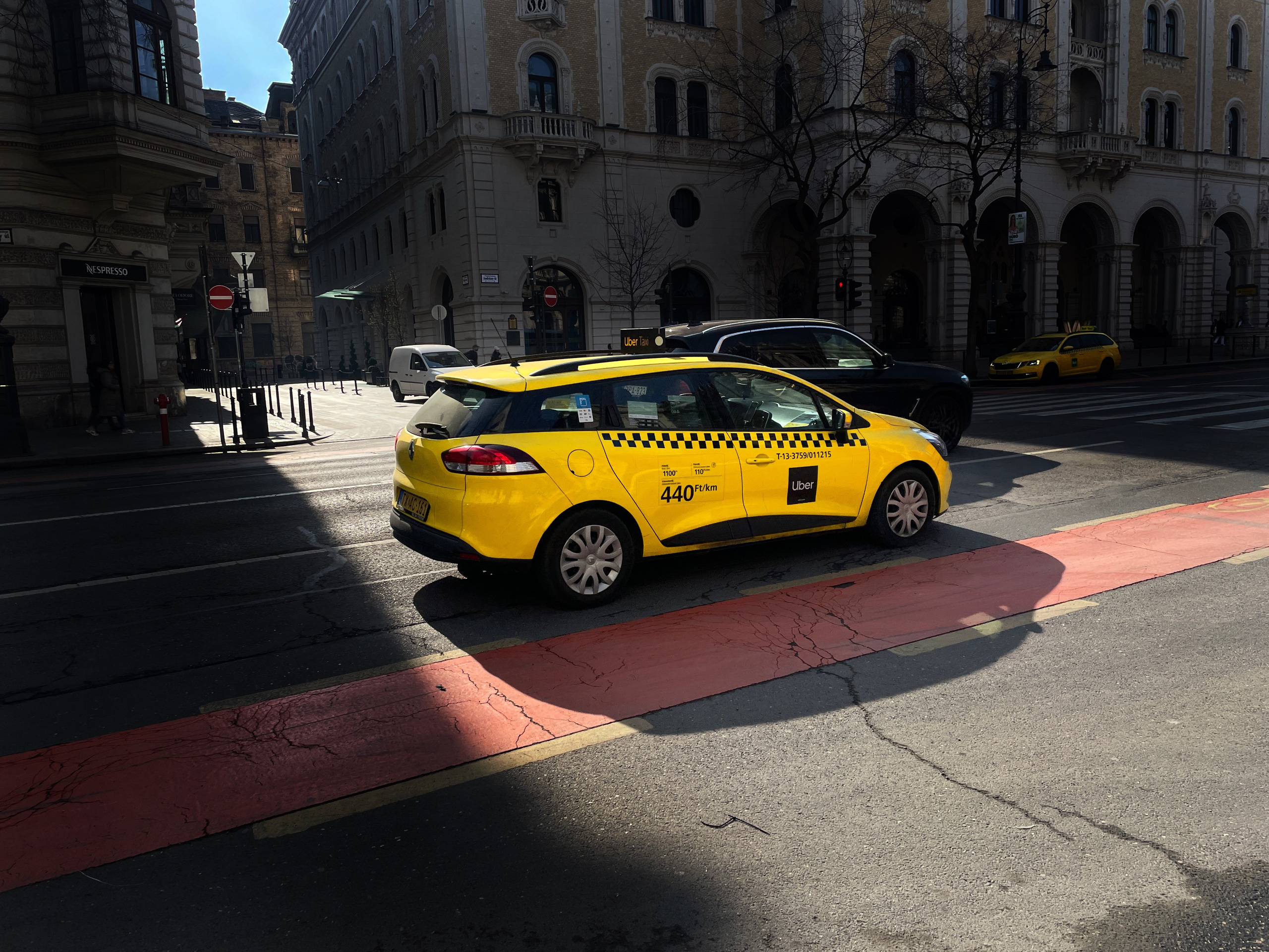 taxi in the city