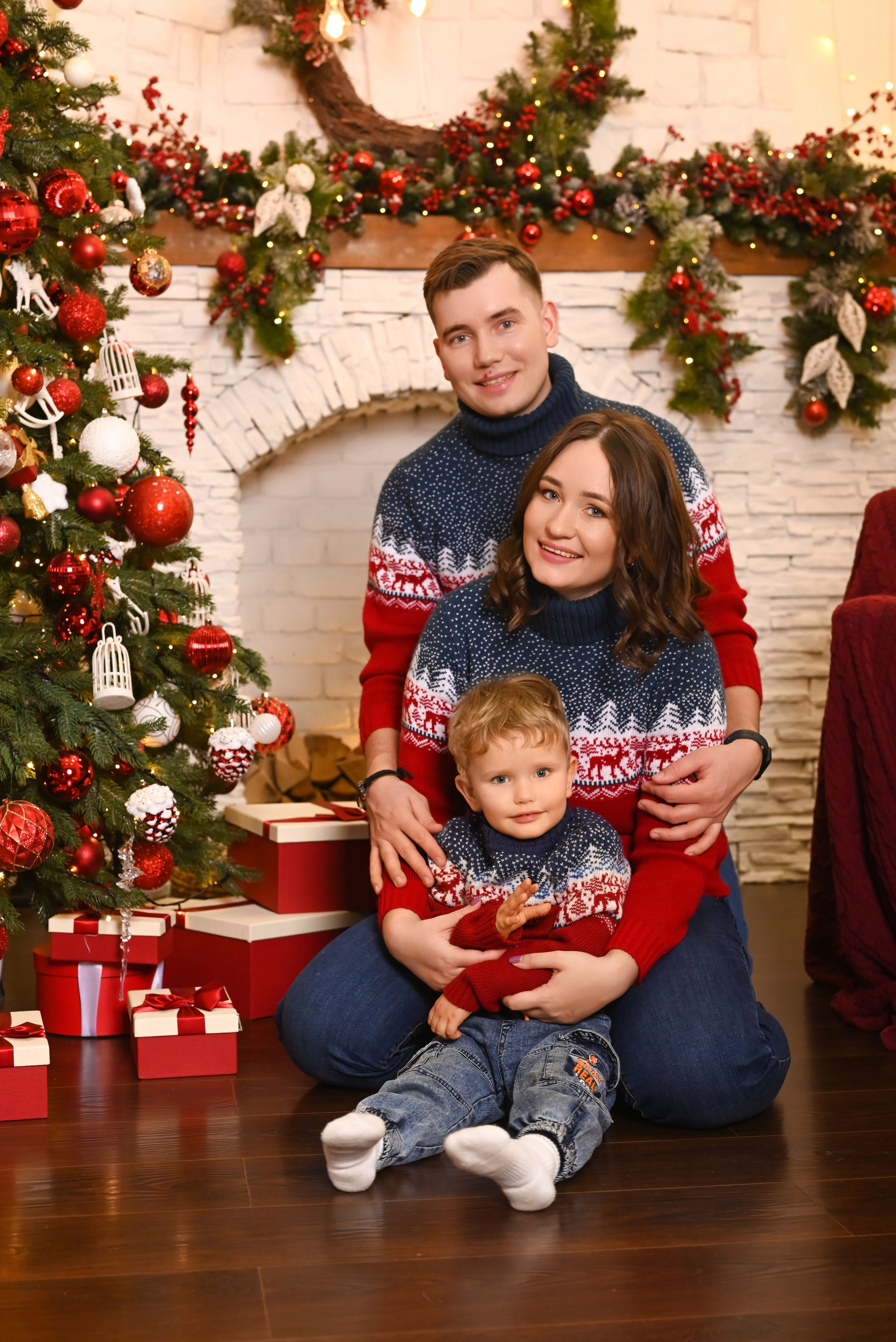 Семейная. Фотостудия Зефир. Фотосессии в студии под ключ. Москва. Семейные и детские фотосессии