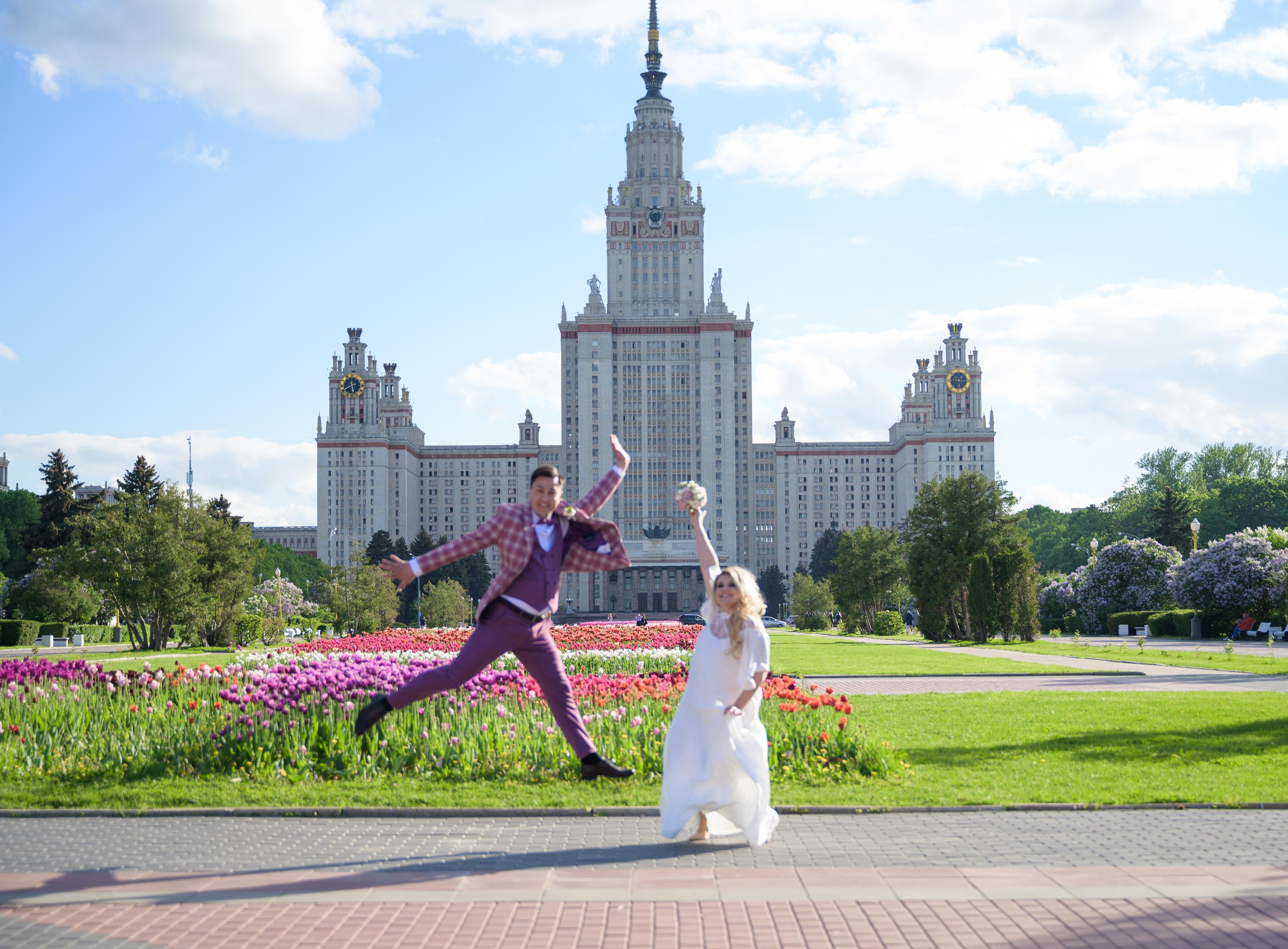 Лучшие места для свадебной съемки и прогулки в Москве. Часть 2. Свадебный видеограф в Москве Никонова Анна