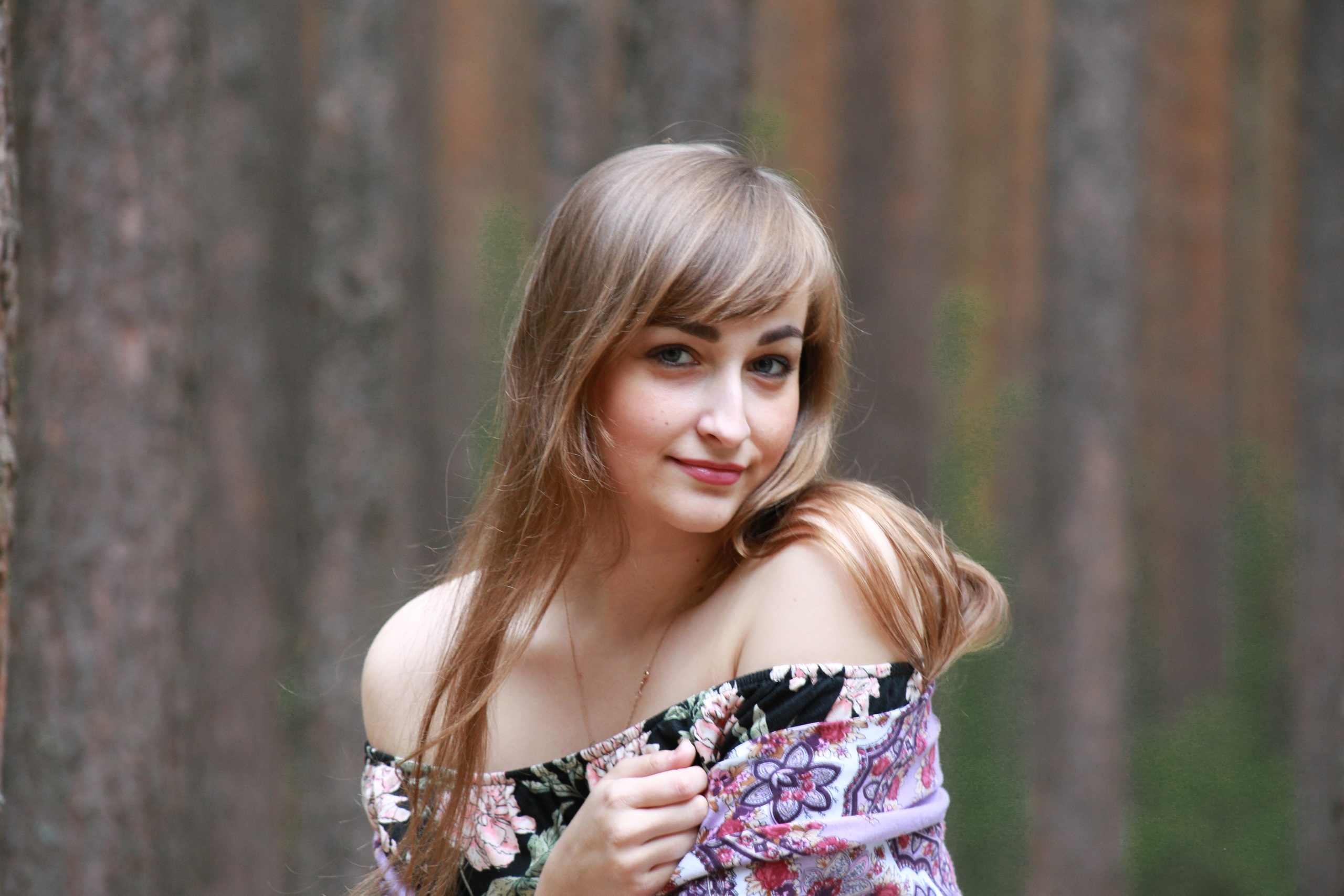 фотосессия девушки на природе в Перми