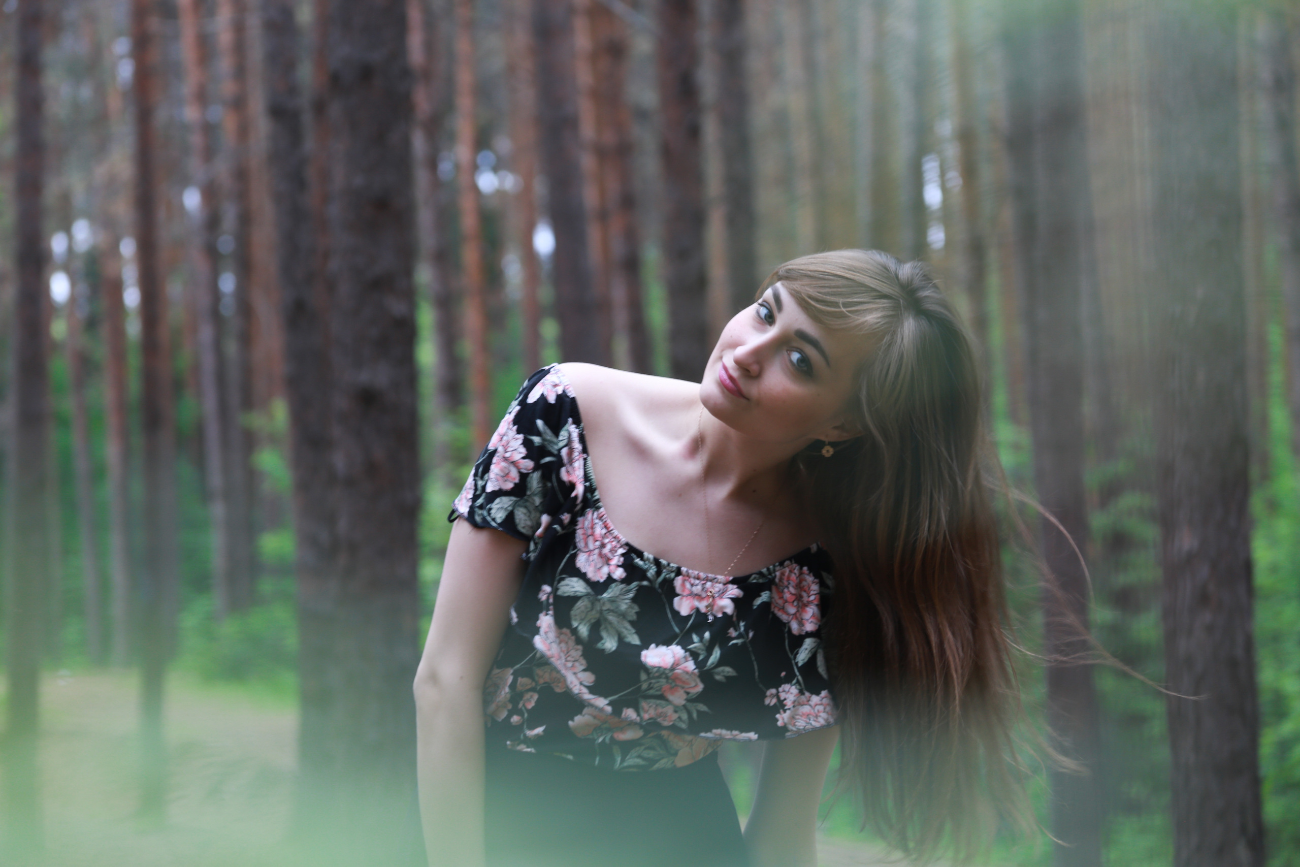 фотосессия девушки на природе в Перми