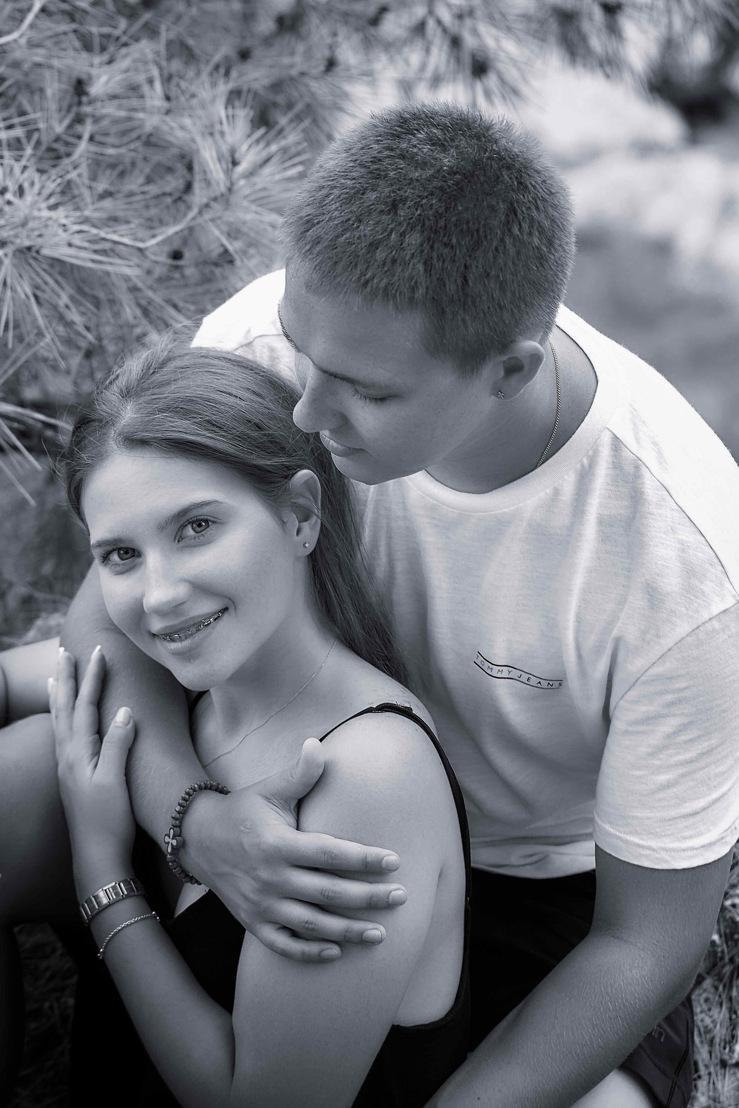 Love Story Photoshoot in Montenegro | Couple on the Beach at Sveti Stefan