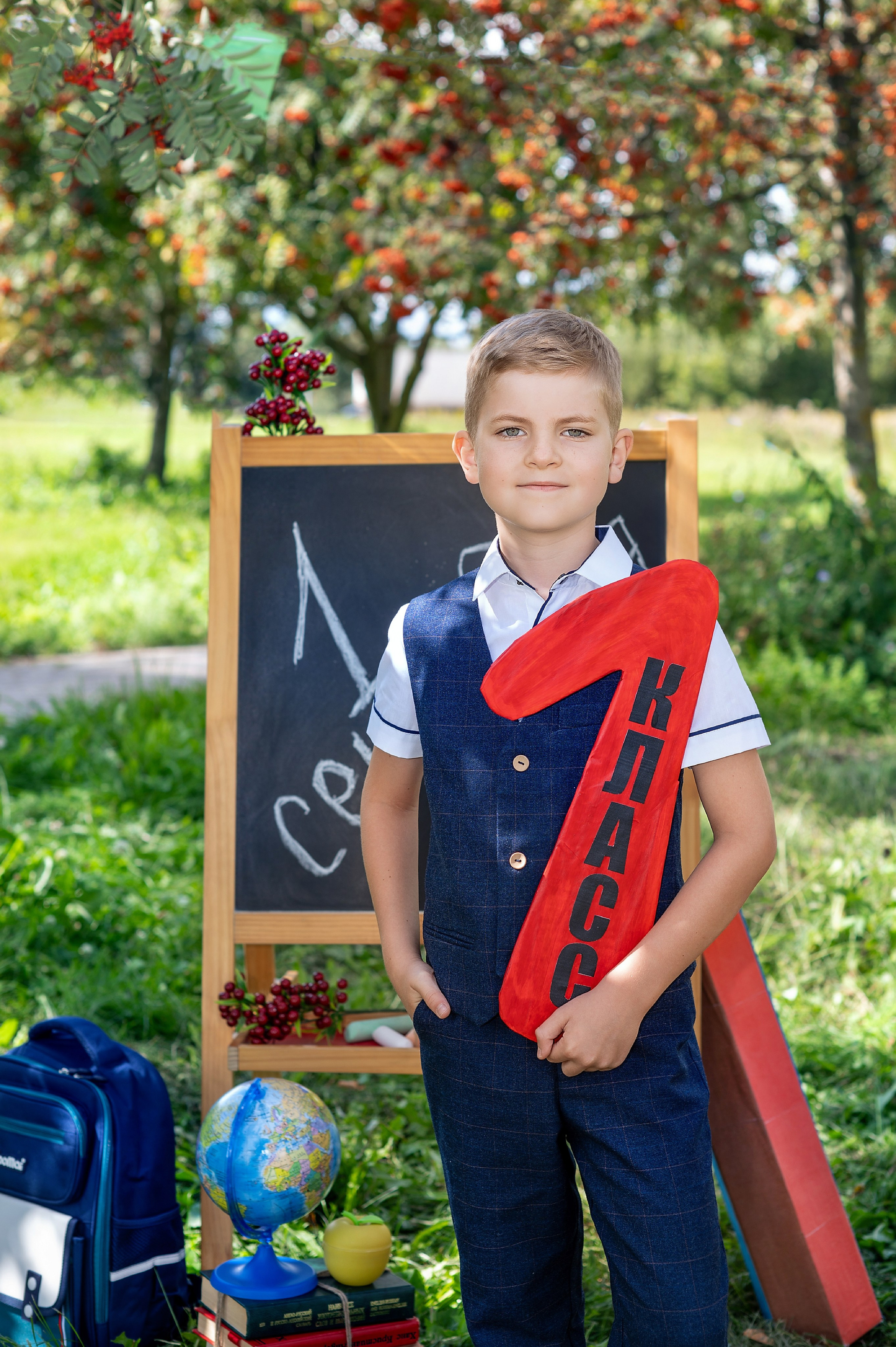 Фотопроект «Я первоклассник». Детский и семейный фотограф г. Москва Оксана Катаджи