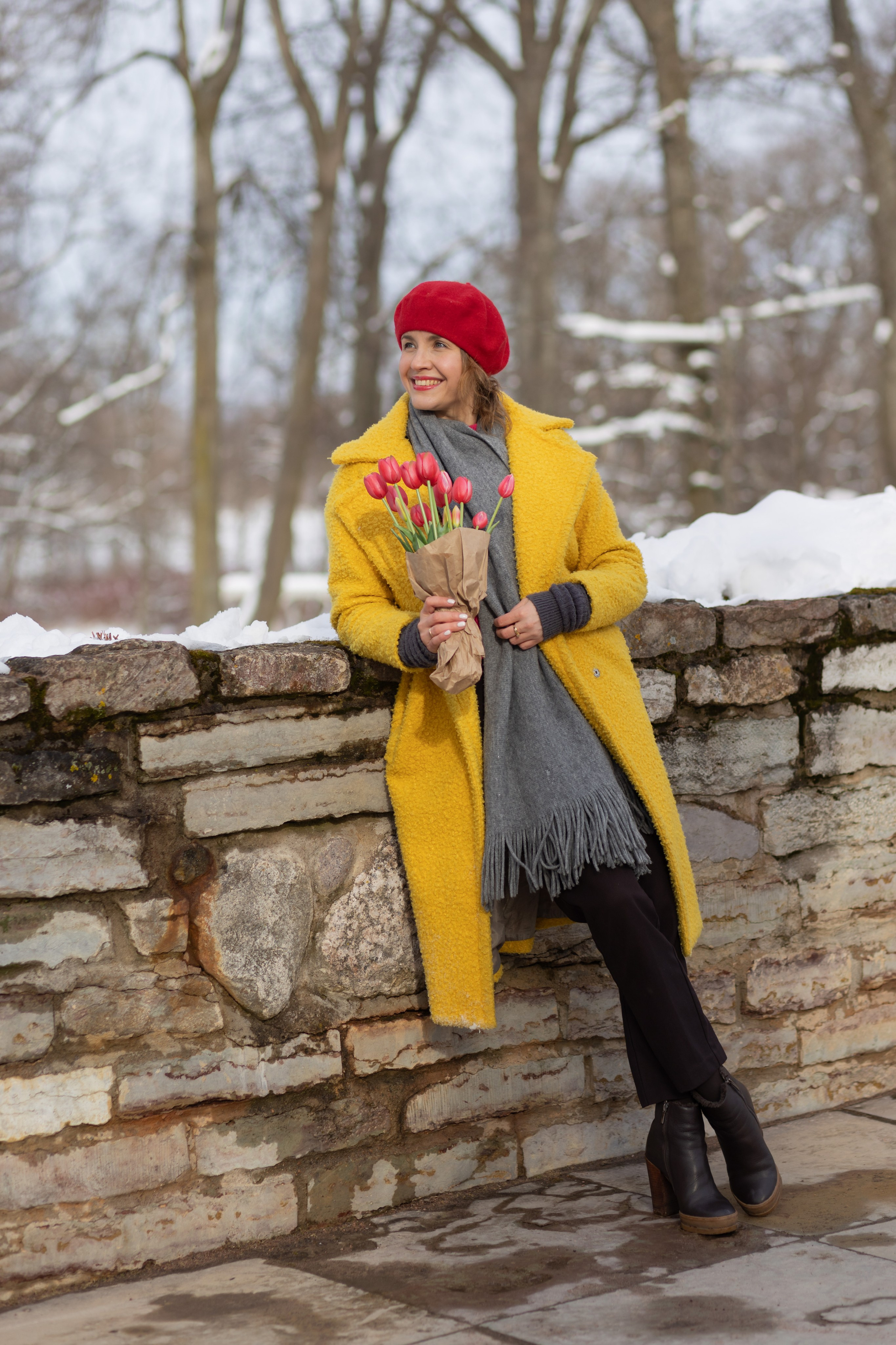 Зимняя индивидуальная фотосессия на улице