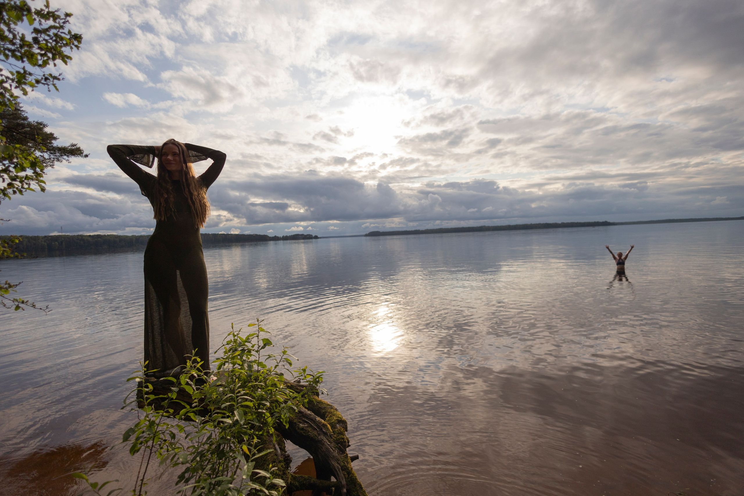 Анна на озере Волго