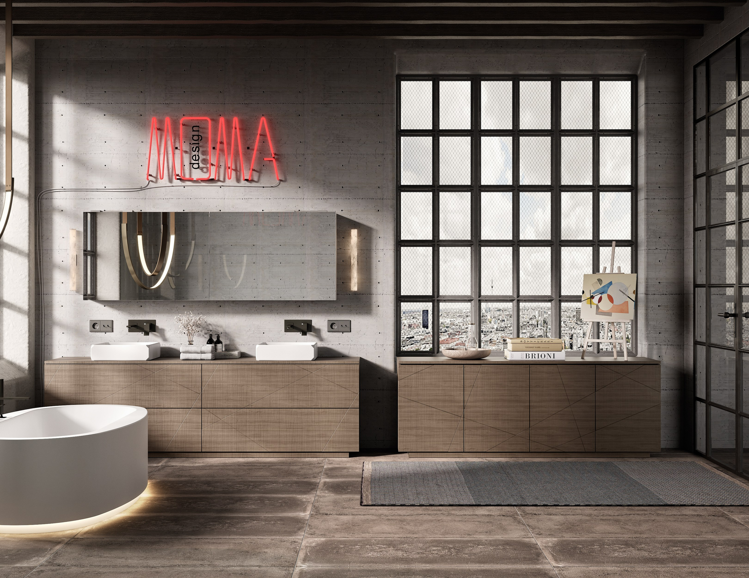 Геометрия воздуха | MOMA Design. 3D визуализация интерьеров | avocado.render