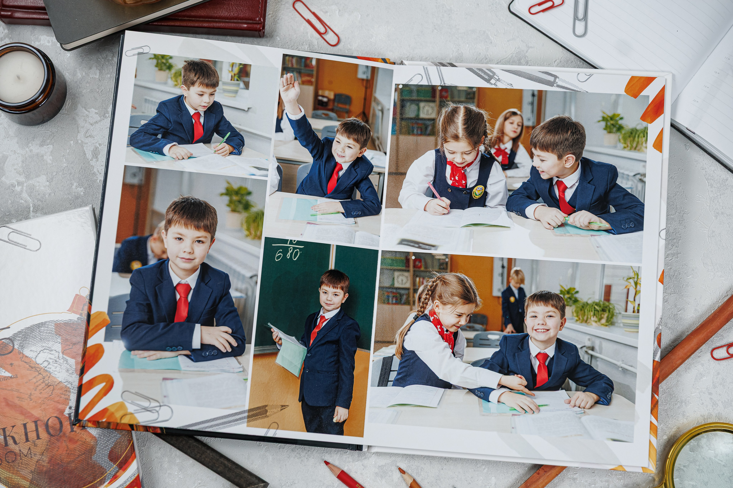 Выпускные альбомы 4 класс. Семейный и детский фотограф Комина Елена, Власиха, Одинцово