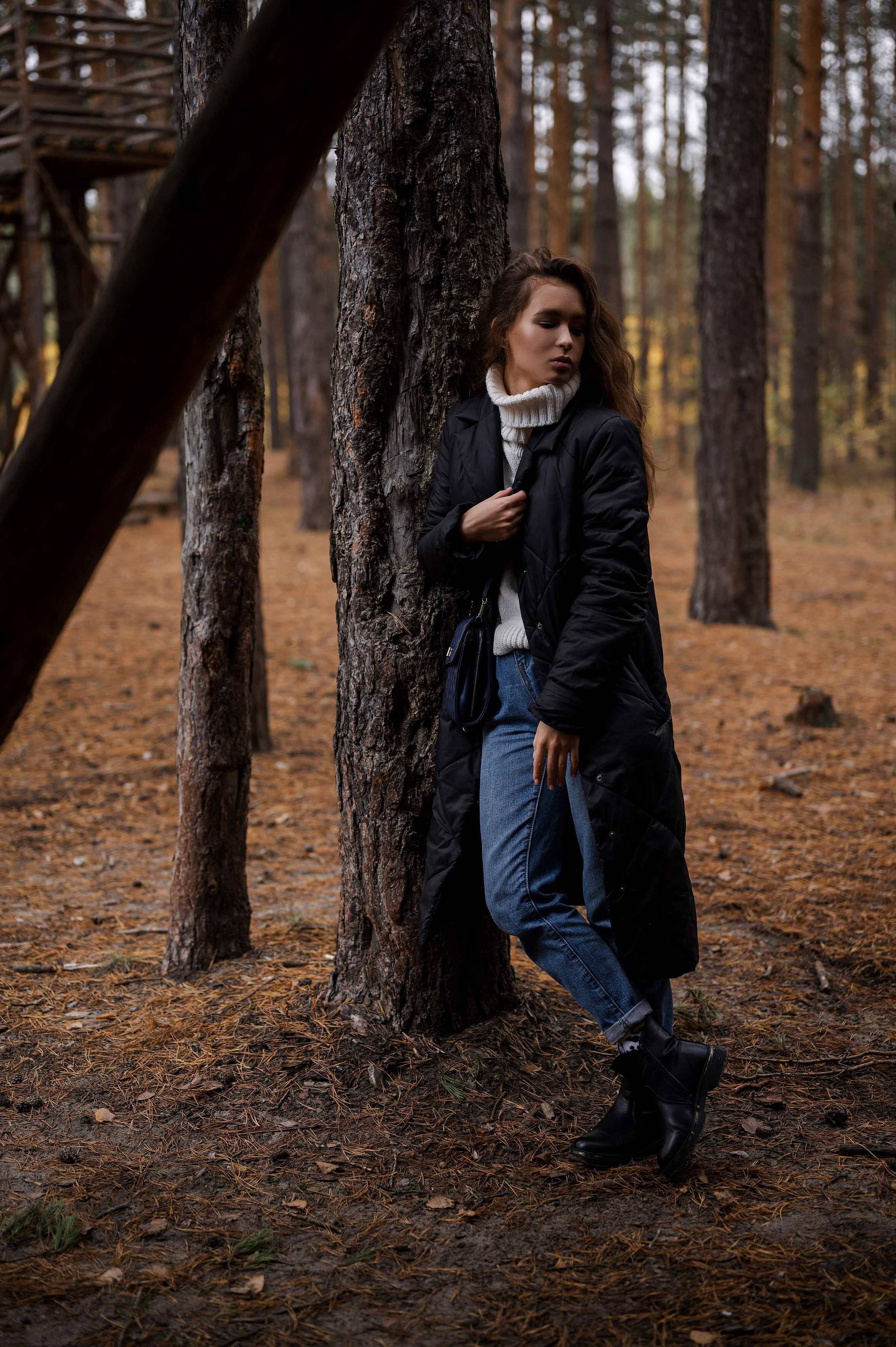 Атмосферно, свежо и красиво — фотосессия в осеннем лесу. Свадебный фотограф Йошкар-Ола Казань