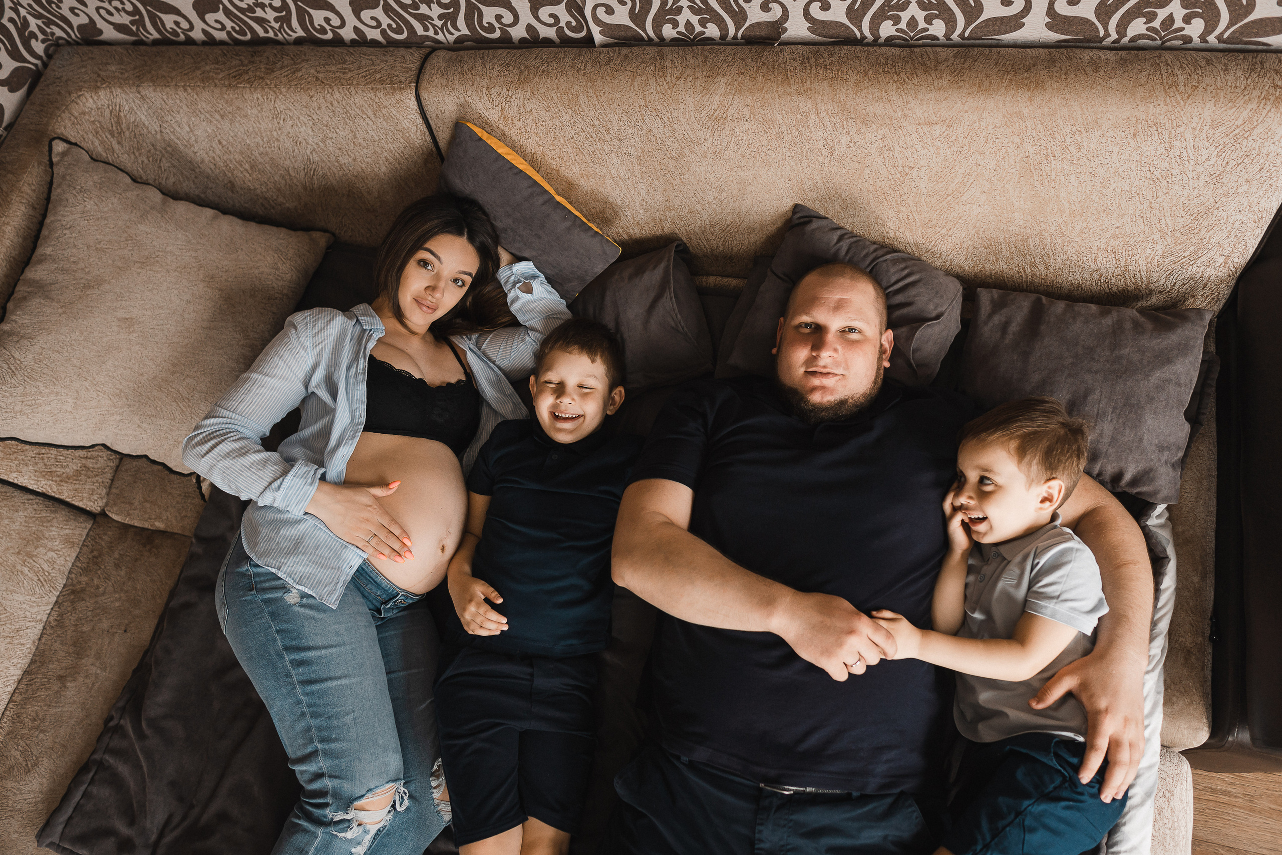 Семейные домашние фотосессии в Воронеже