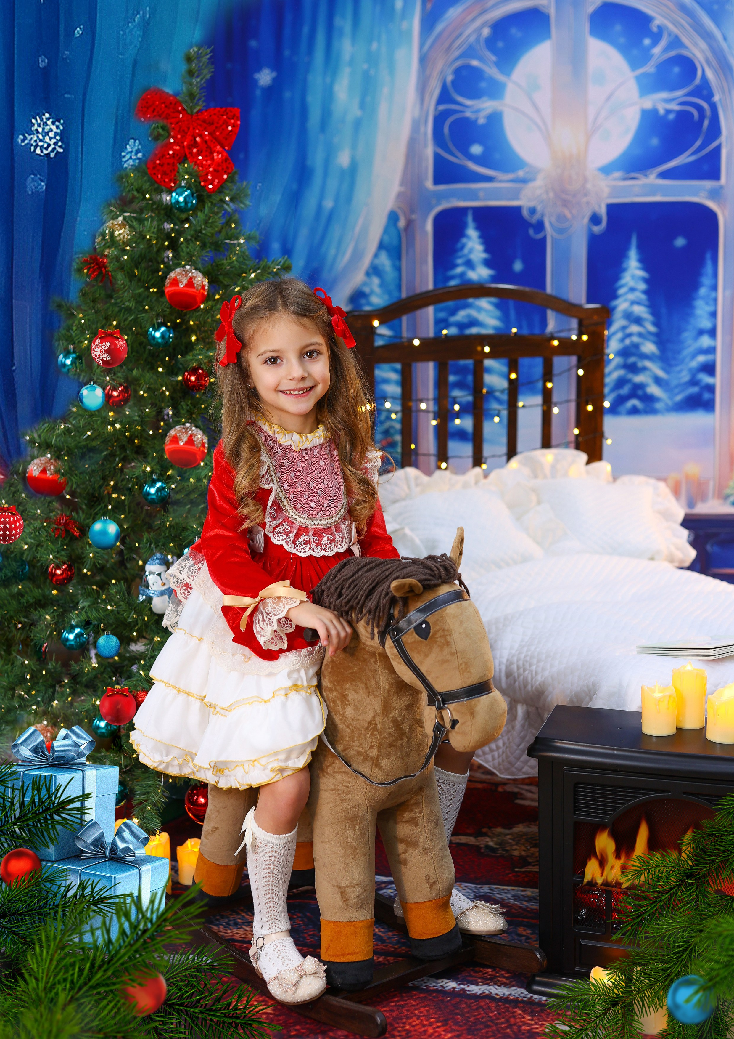 Новогодняя фотосессия. Фотограф в детский сад Елена Колчева Новокузнецк