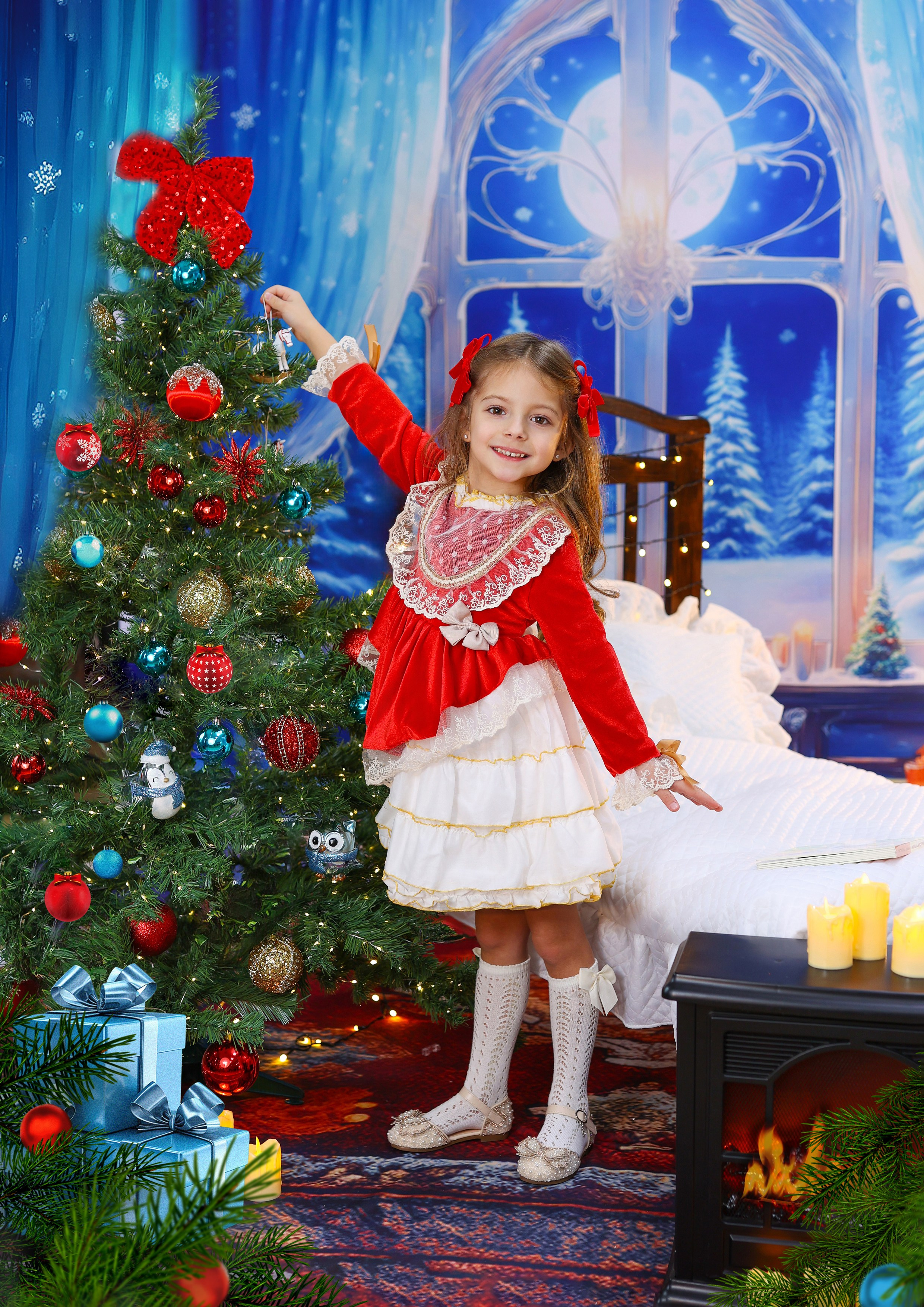 Новогодняя фотосессия. Фотограф в детский сад Елена Колчева Новокузнецк