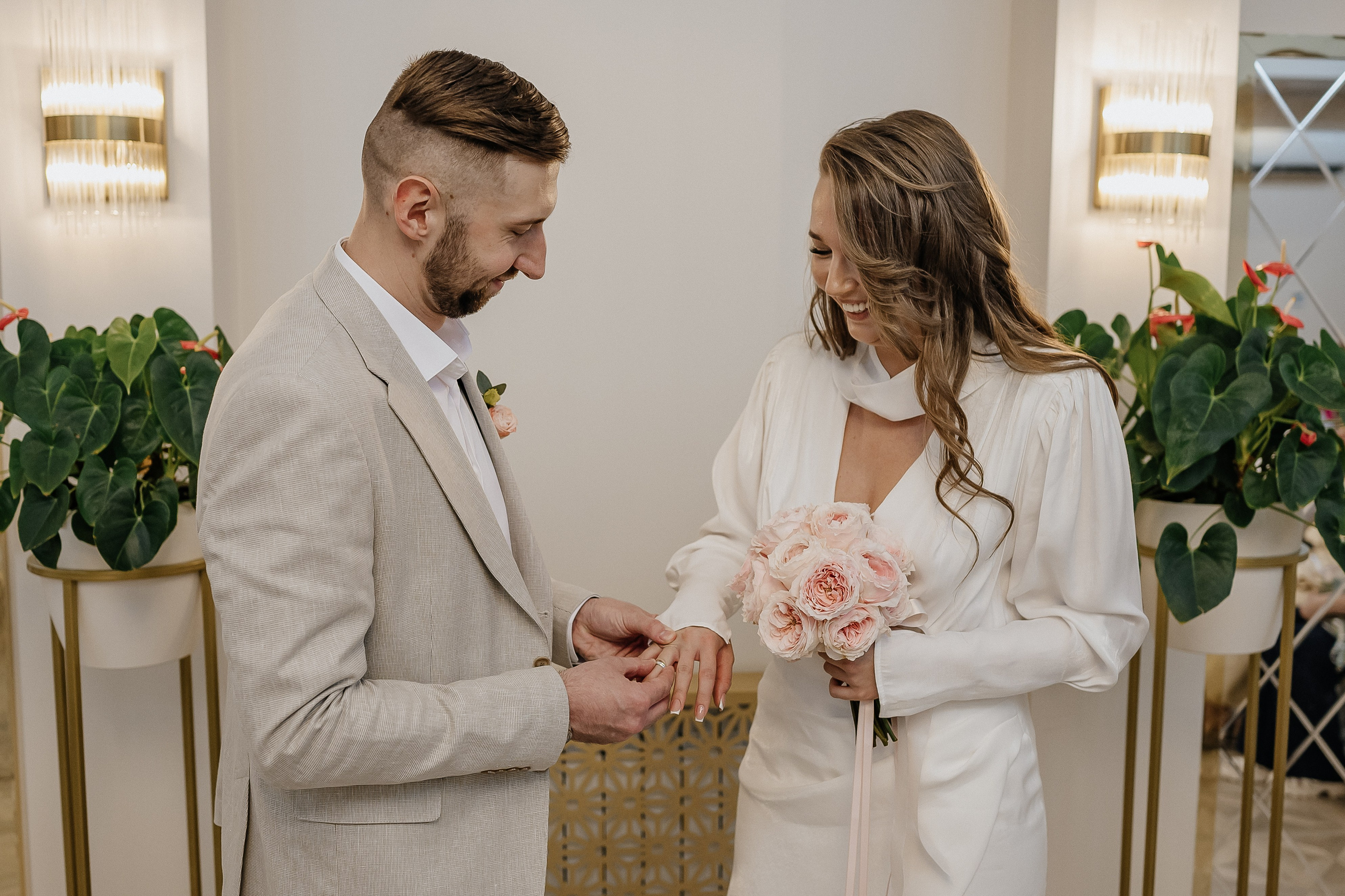 Обмен кольцами в Савеловском загсе