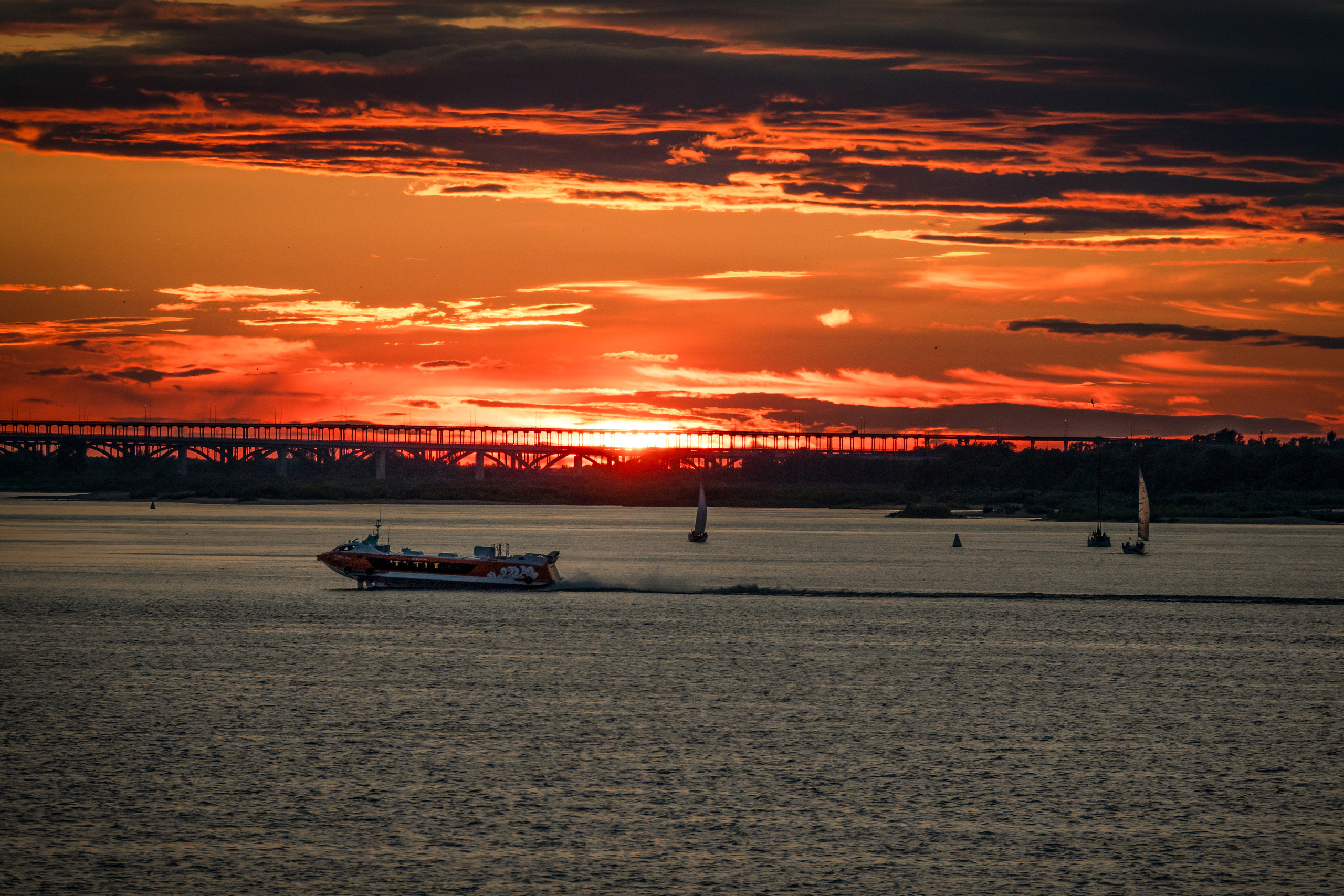 Фантастический закат в Нижнем Новгороде лето