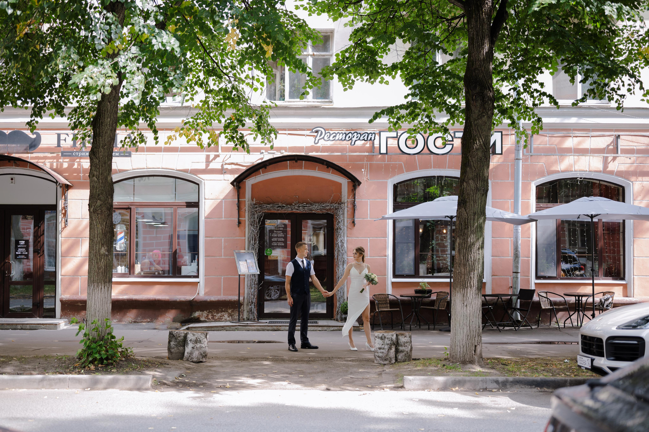 Свадебная фотопрогулка Марины и Романа. Свадебный фотограф Йошкар-Ола Казань