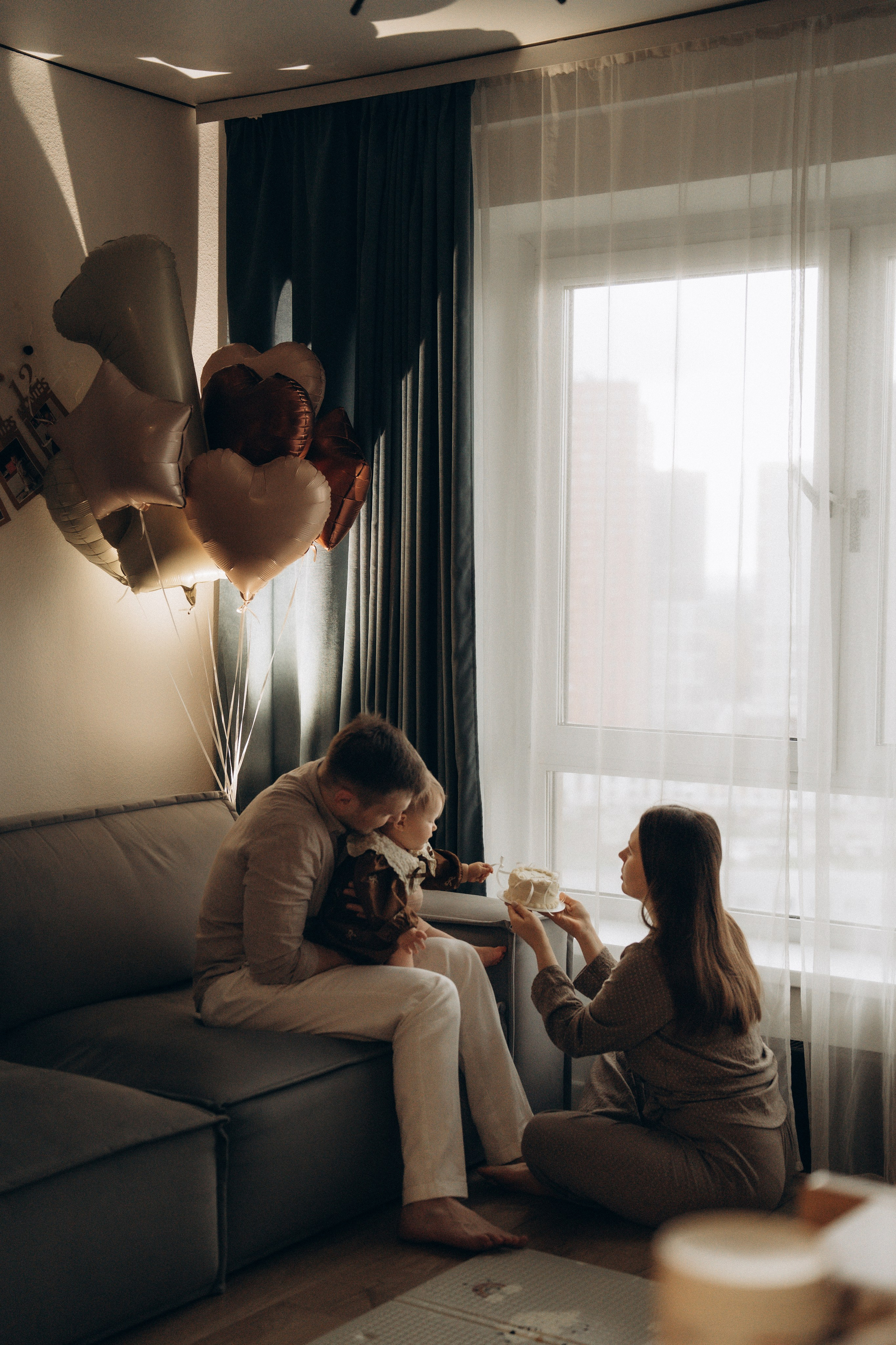 Арине 1 годик. Елизавета Шумик Семейный Фотограф