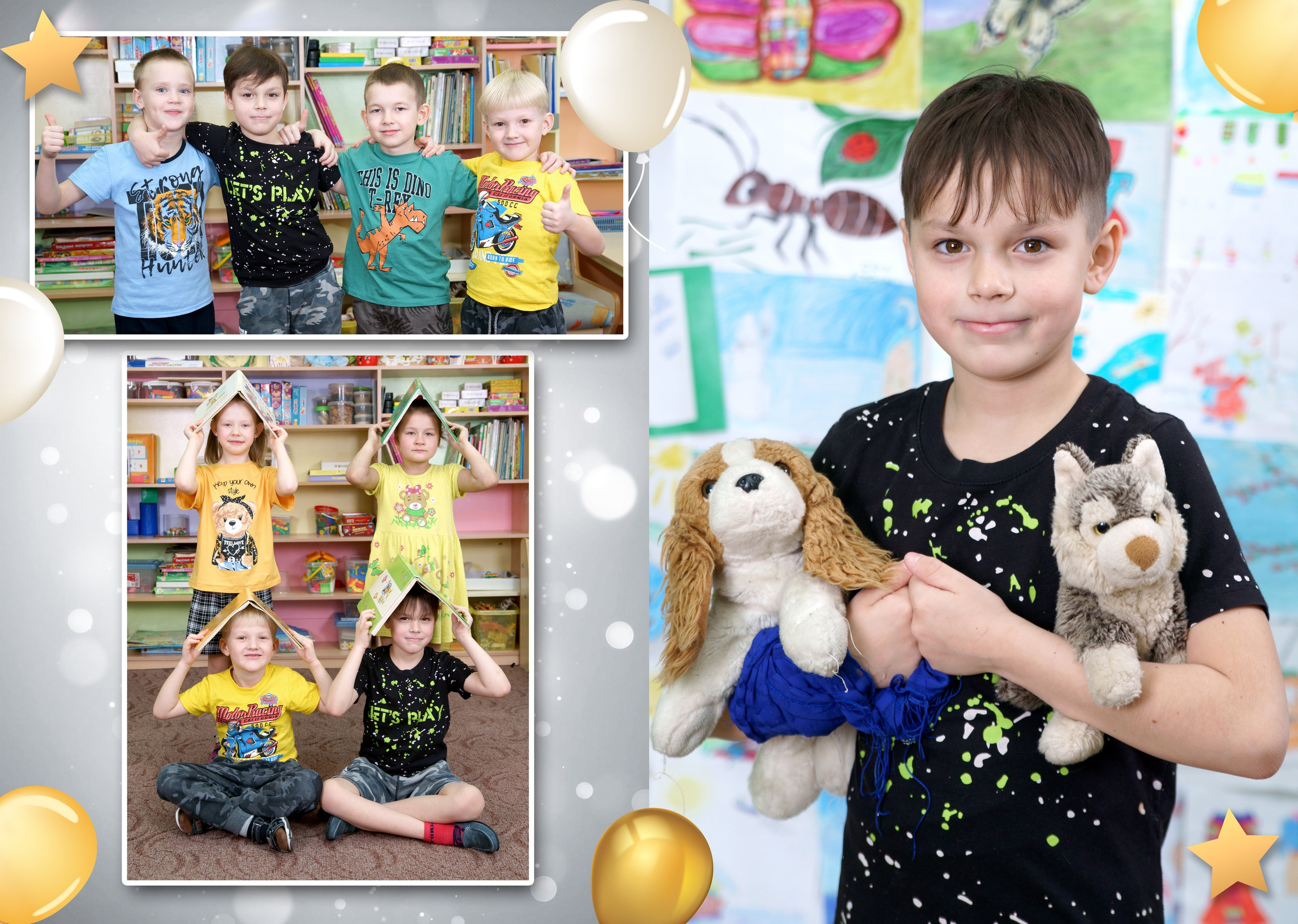 Дизайны выпускных альбомов для детского сада