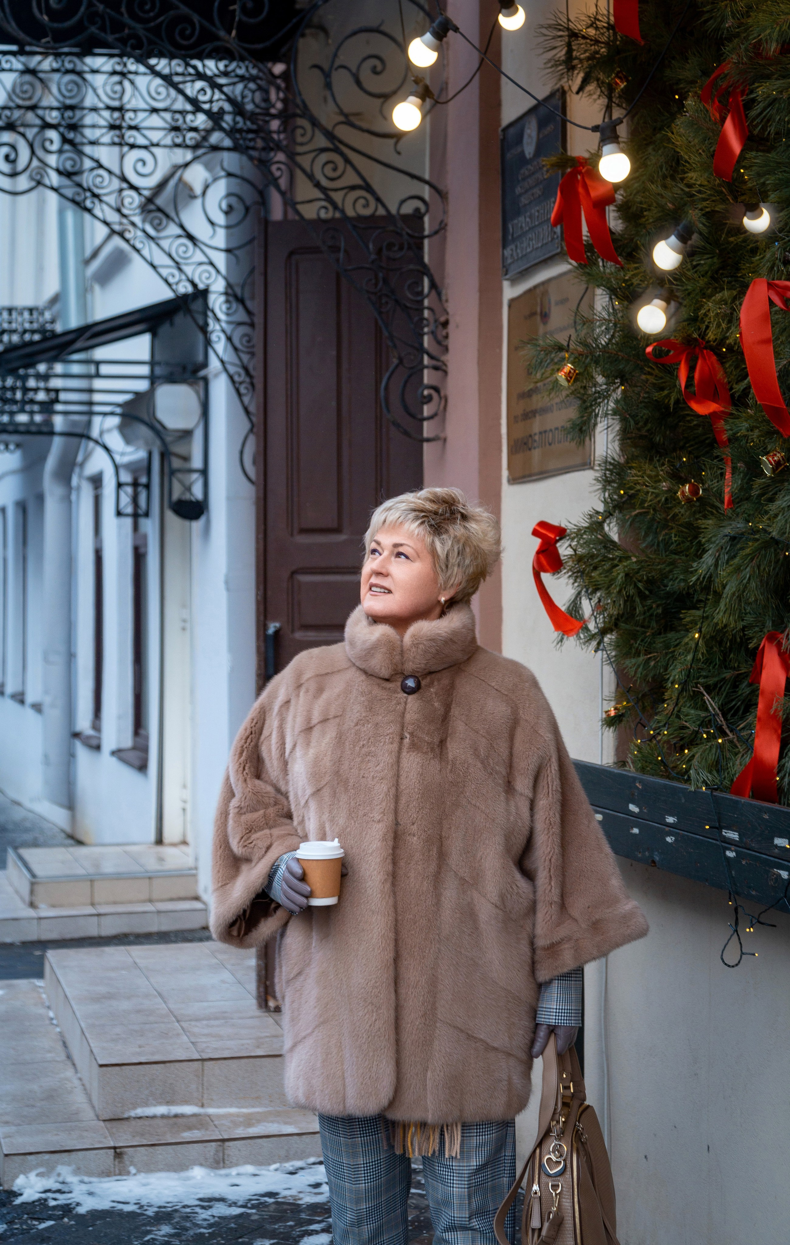 Зимняя фотосессия для женщины, Минск