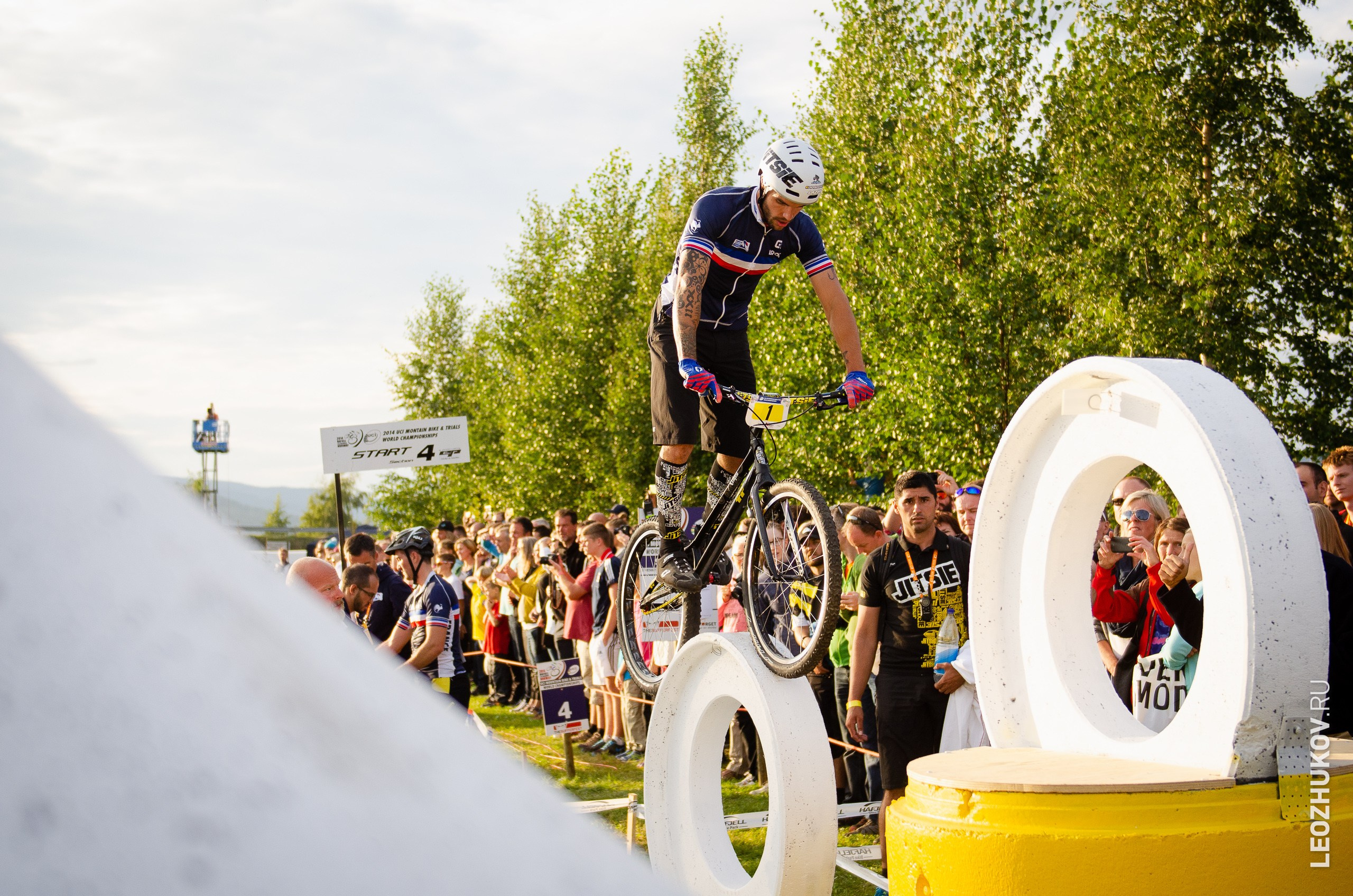 UCI Trials World Championships 2014. Sports photographer Leonid Zhukov