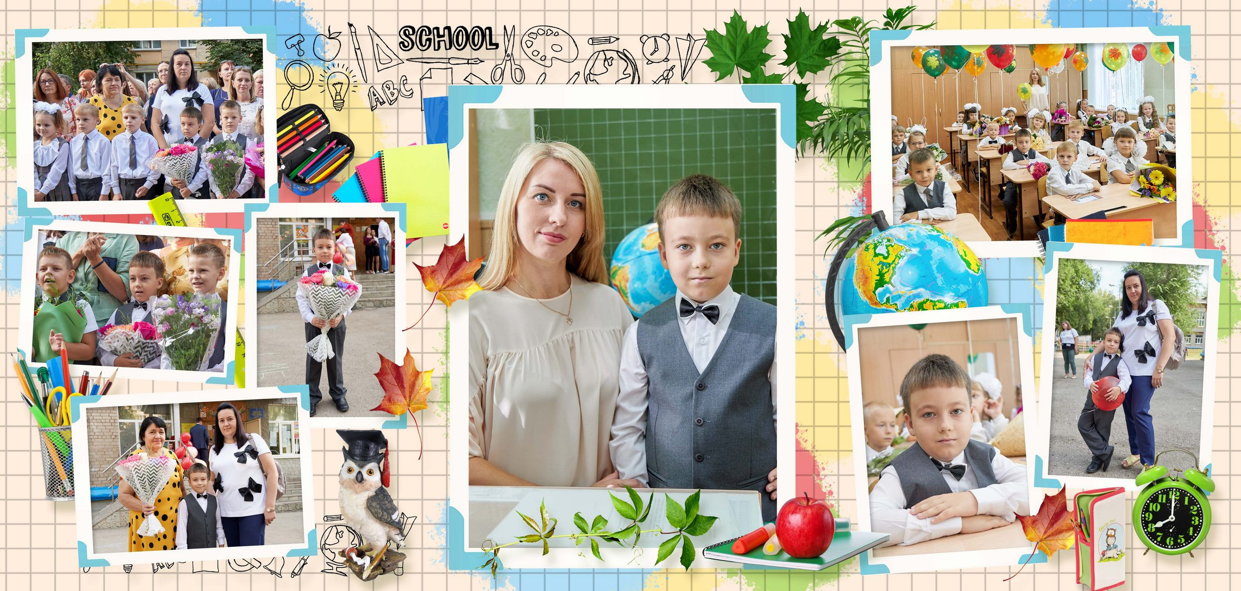 Начальная школа 1-4 классы. Семейный фотограф Владимир Просвиркин. г. Самара