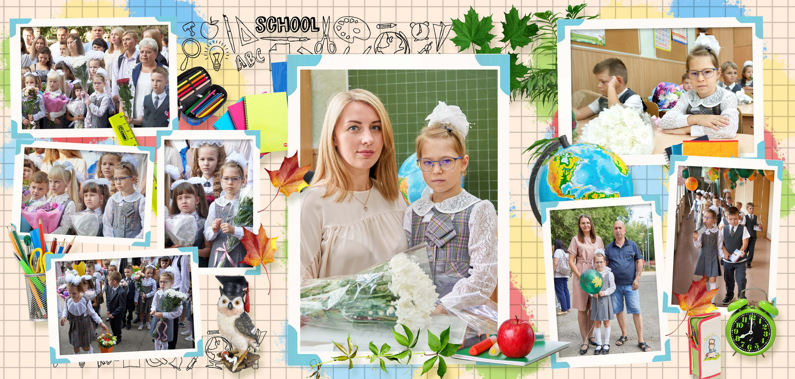 Начальная школа 1-4 классы. Семейный фотограф Владимир Просвиркин. г. Самара