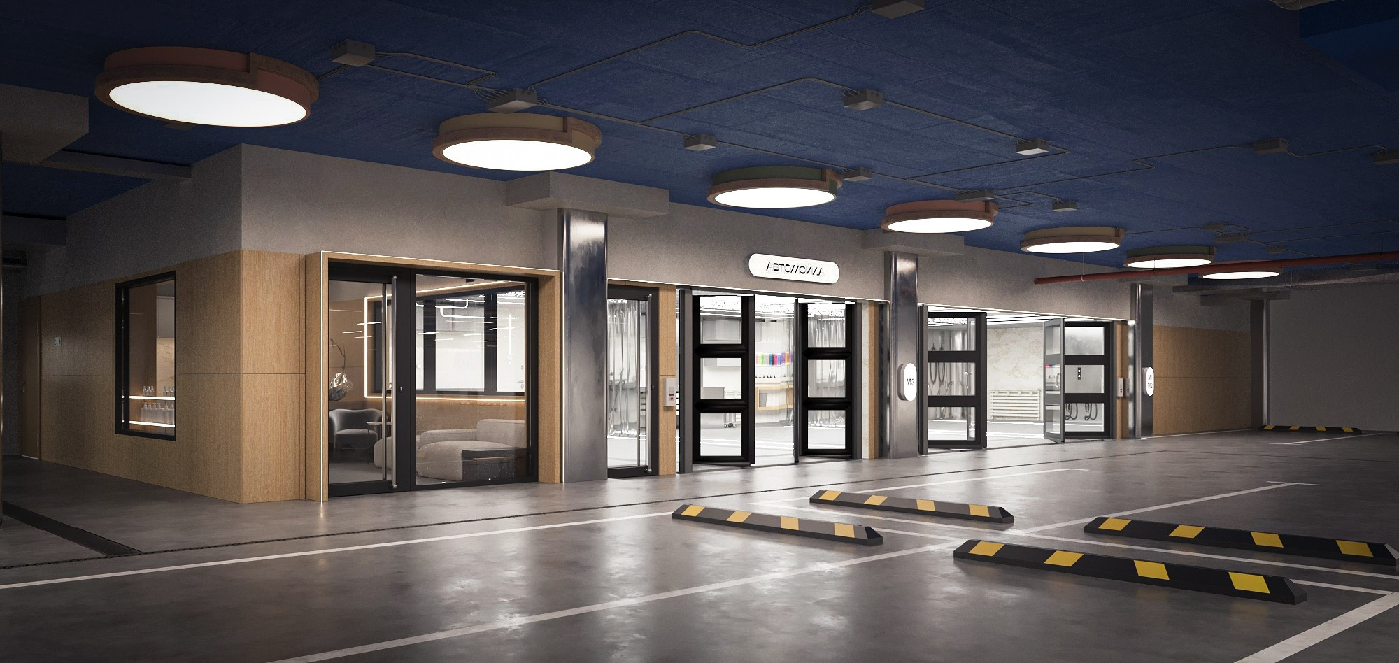 Дизайн-проект автомоечно-детейлингого комплекса на паркинге яхт-клуба в Санкт-Петербурге