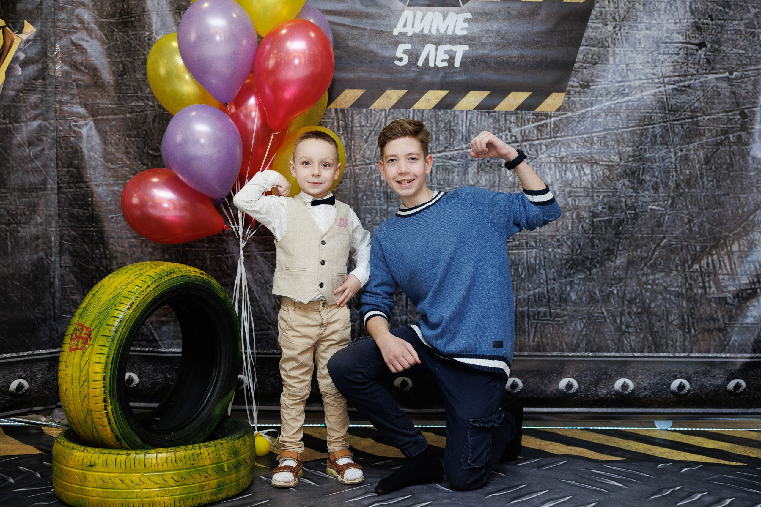 Детский день рождения в студии «Ромашка» в Оренбурге — Трансформеры