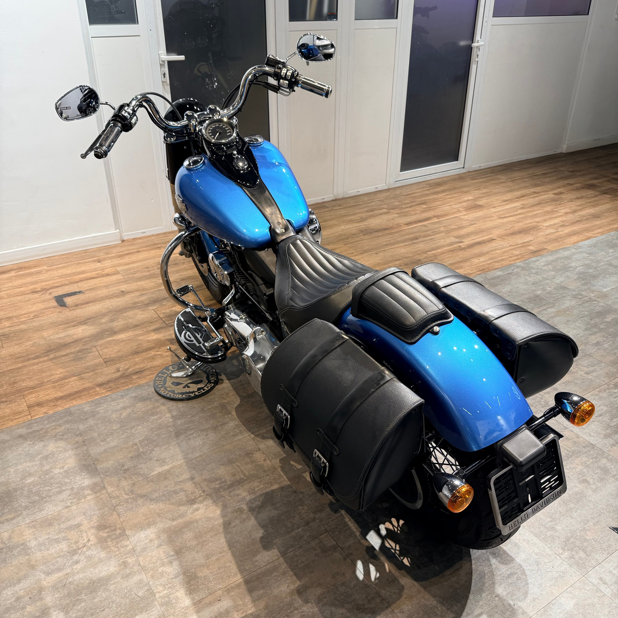 2013 HD Softail Slim ABS Big Blue Pearl (VIN *5HD*7751). Hello Davidson, Москва. Только хорошие мотоциклы…