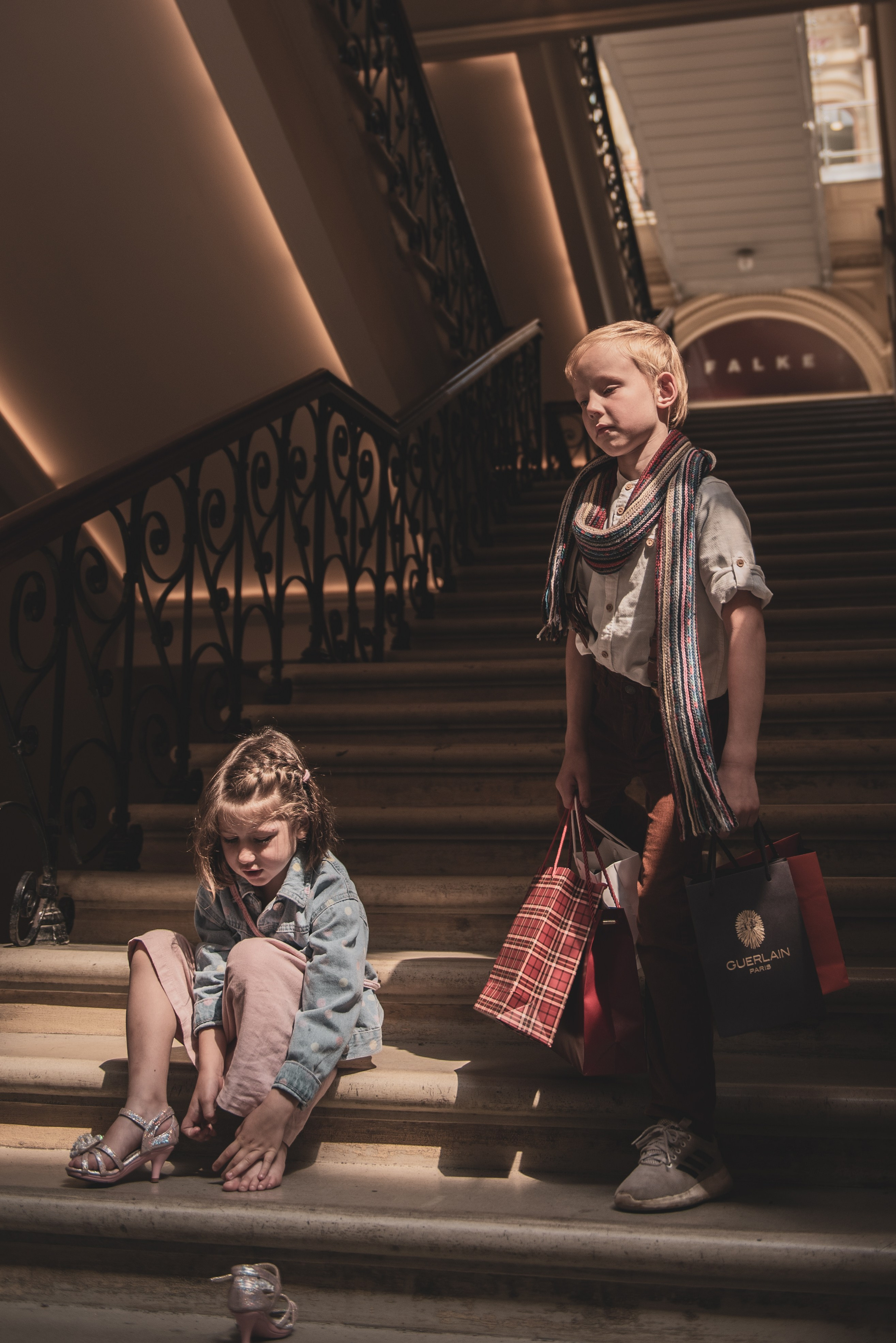 Детская фотосессия в ГУМе. Анна Боровикова, фотограф Пушкино